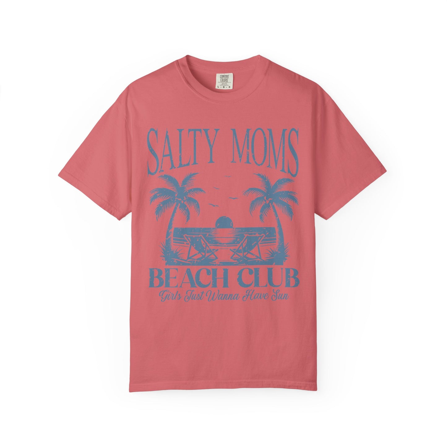 Salty Moms Beach Club T-shirt, Comfort Colors Shirt