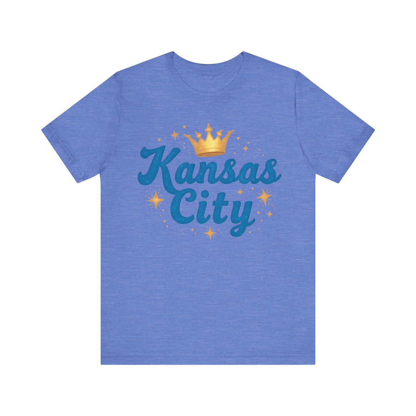 Light Blue Kansas City Crown Baseball T-Shirt