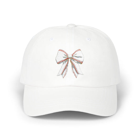 Baseball Bow Embroidered Kansas City Baseball Hat