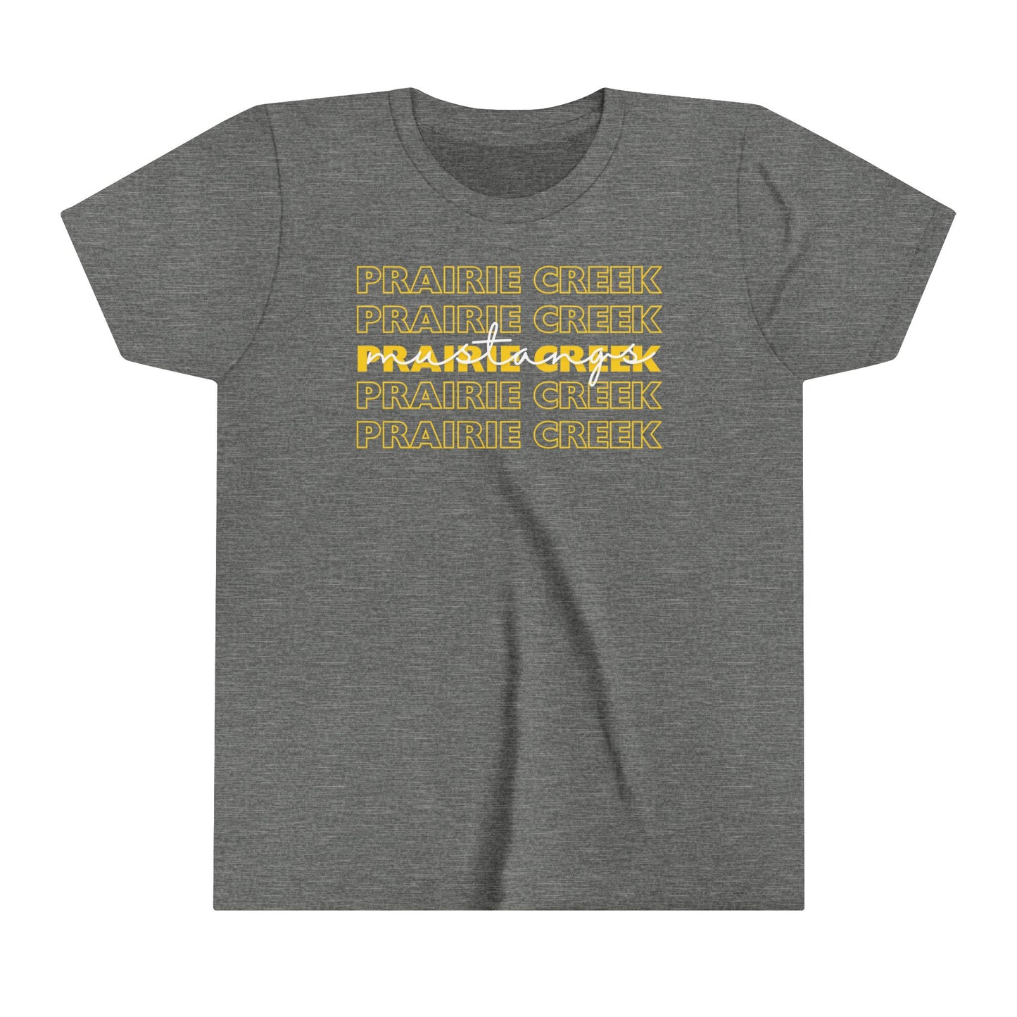 Yellow Prairie Creek Mustangs Youth Shirt