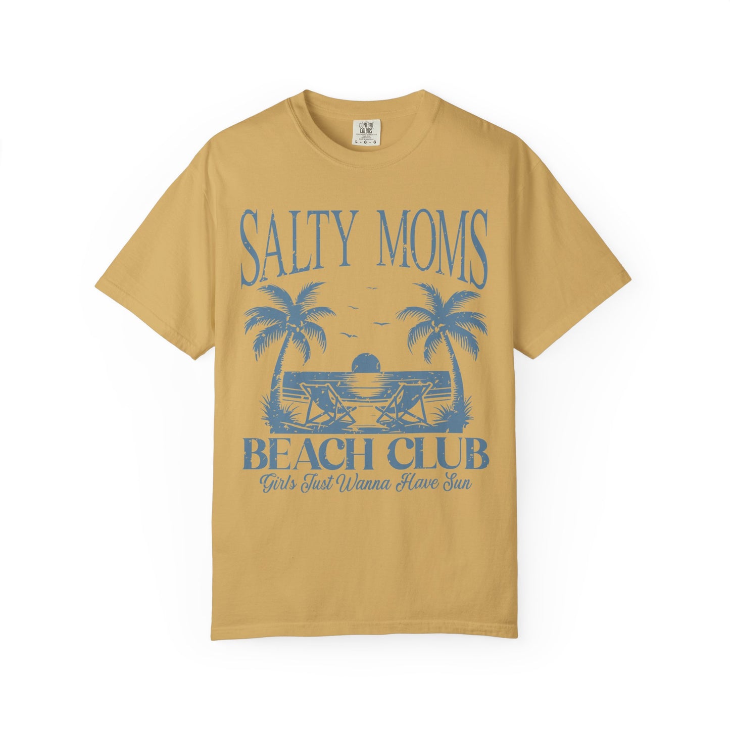 Salty Moms Beach Club T-shirt, Comfort Colors Shirt