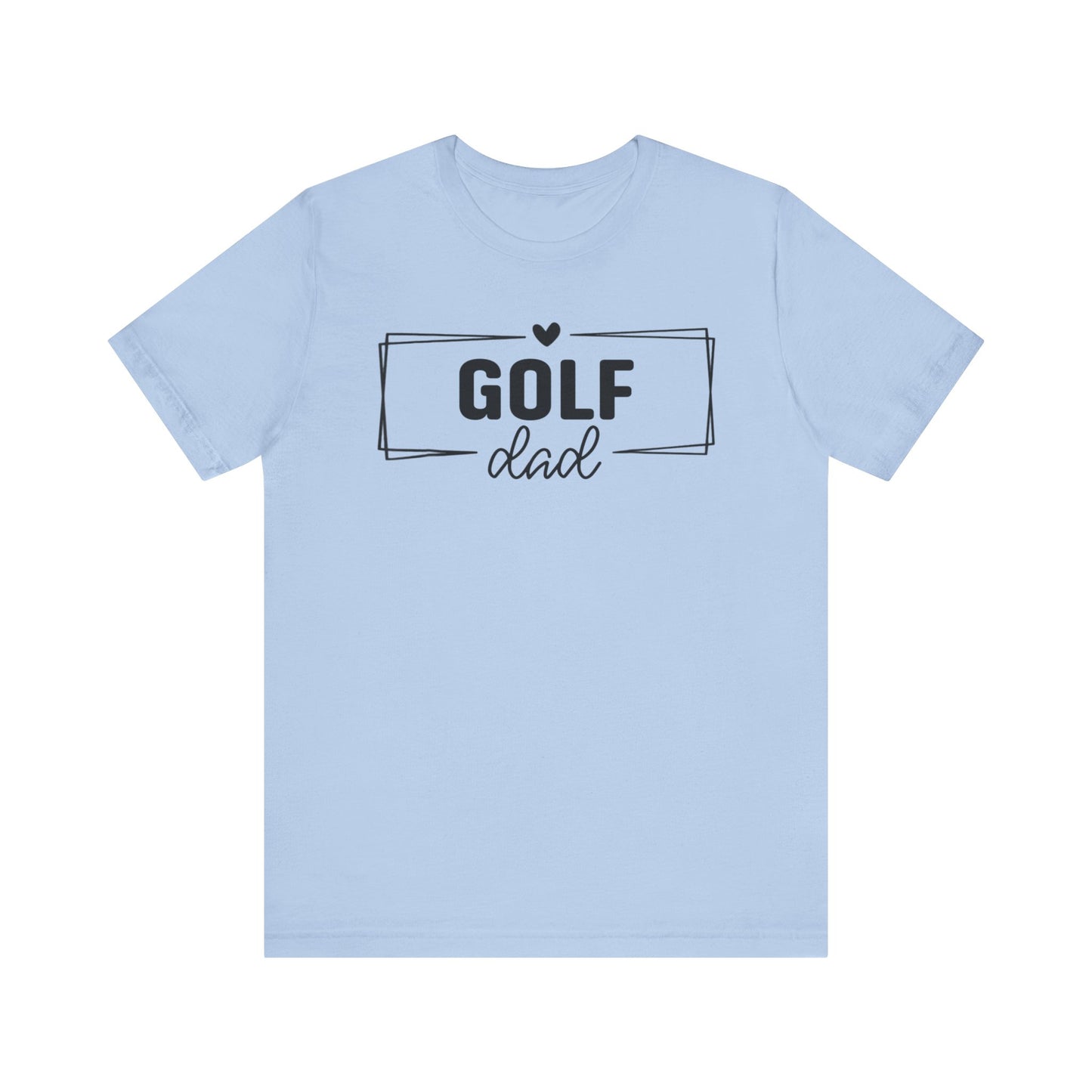 Golf Dad Heart T-shirt