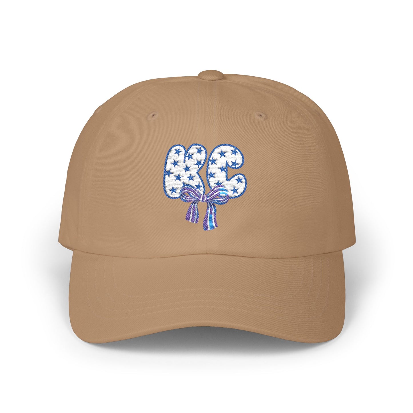 KC Star Doodle Letter Embroidered Dad Cap, Mother's Day Gift, Birthday Gift for Mom