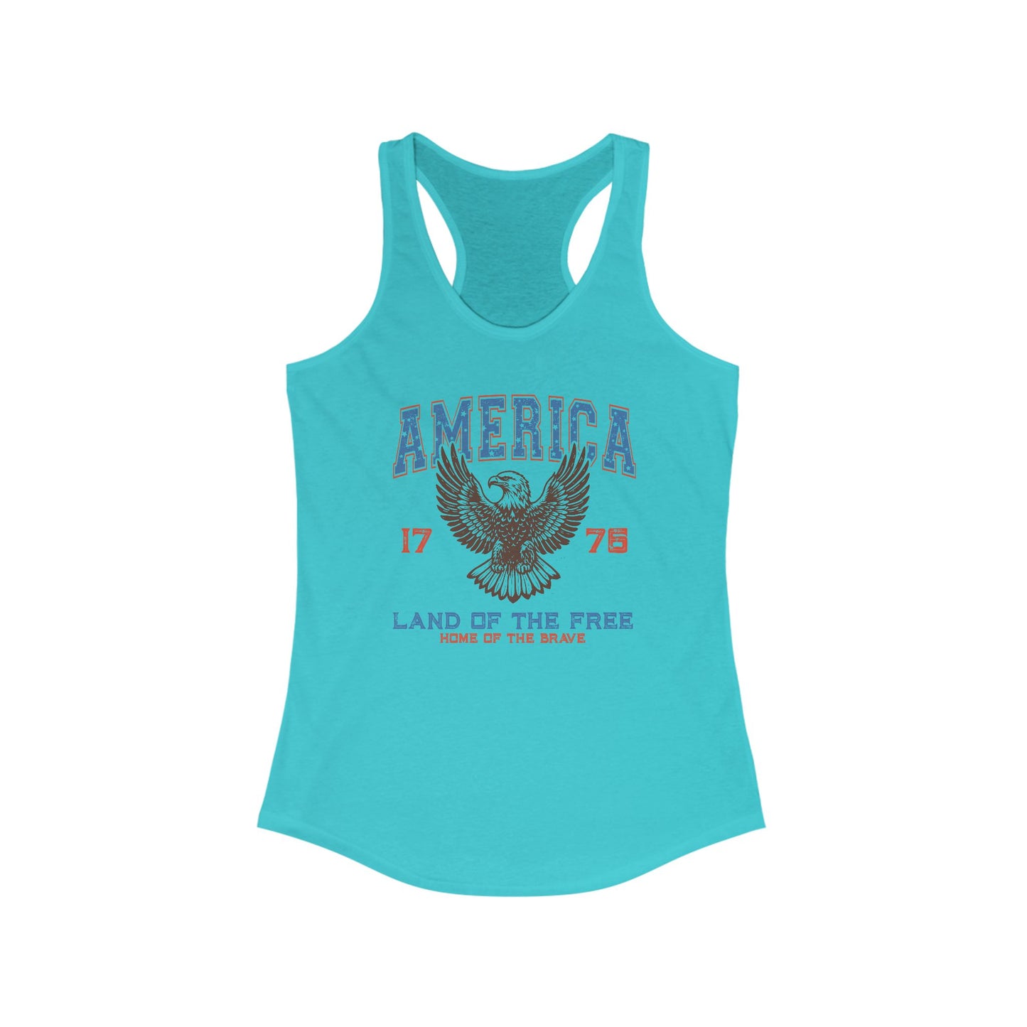 America And of The Free Racerback Tank Top