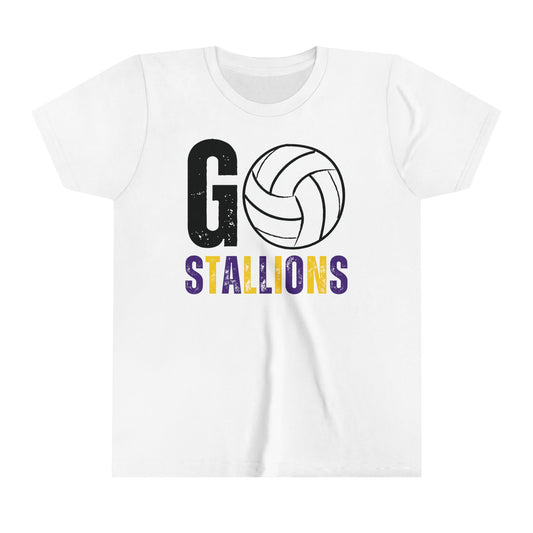 Volleyball Go Stallions Youth Shirt