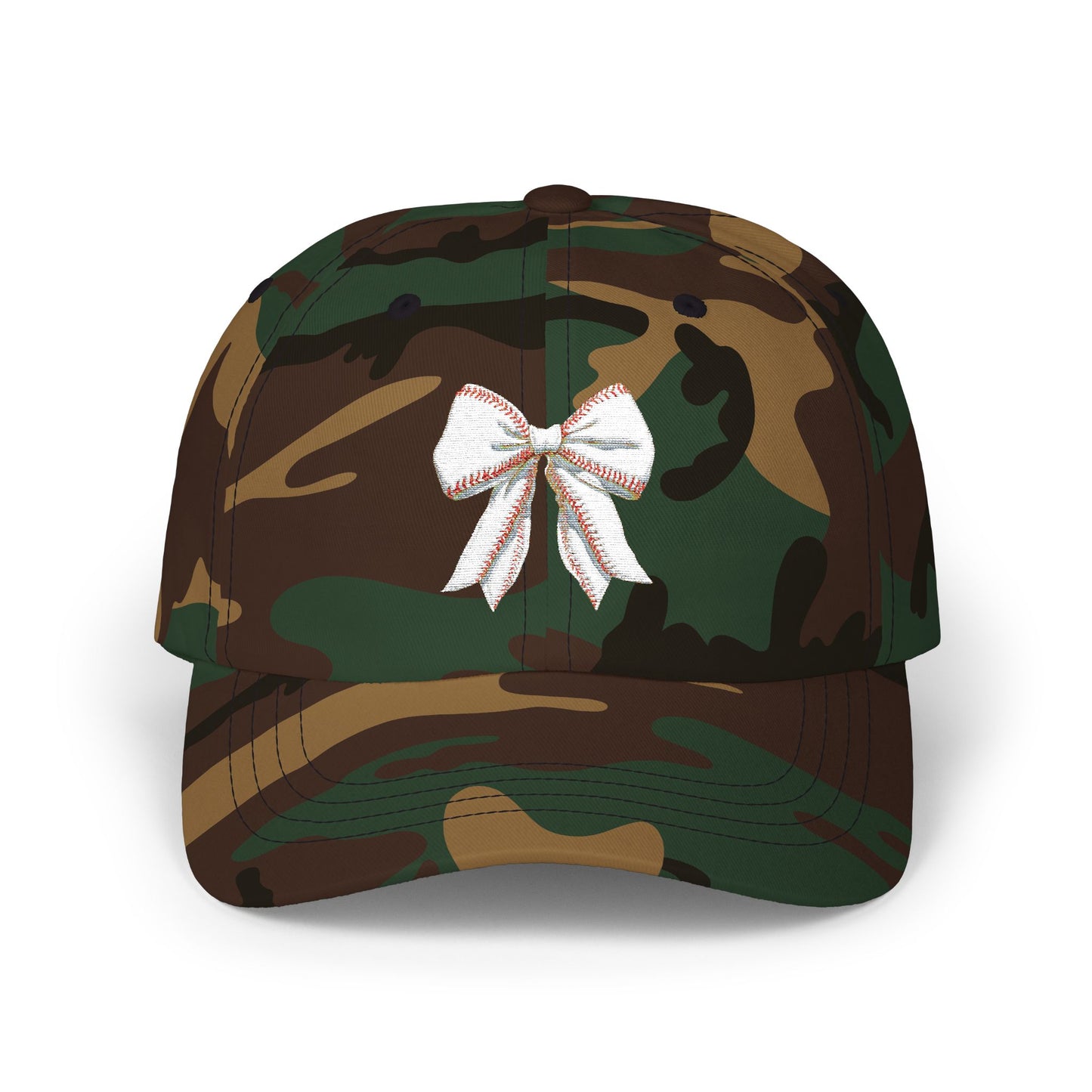 Baseball Bow Embroidered Kansas City Baseball Hat