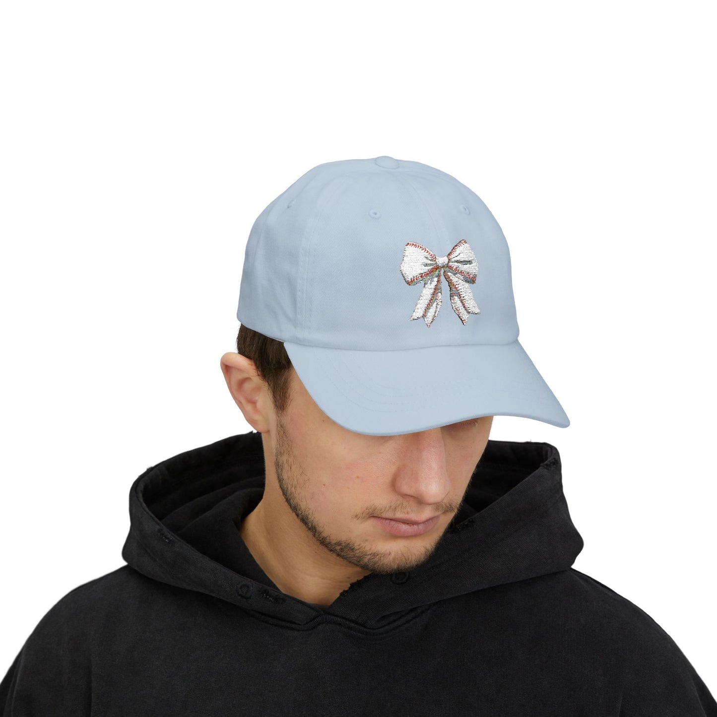 Baseball Bow Embroidered Kansas City Baseball Hat