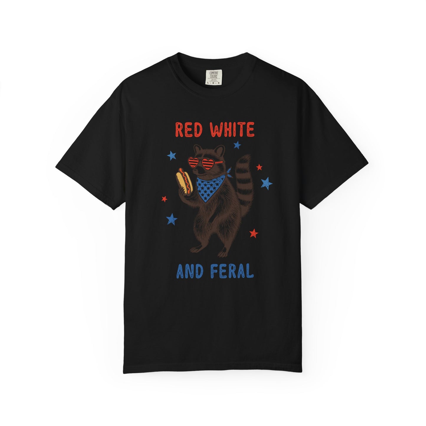 Red White And Feral T-Shirt