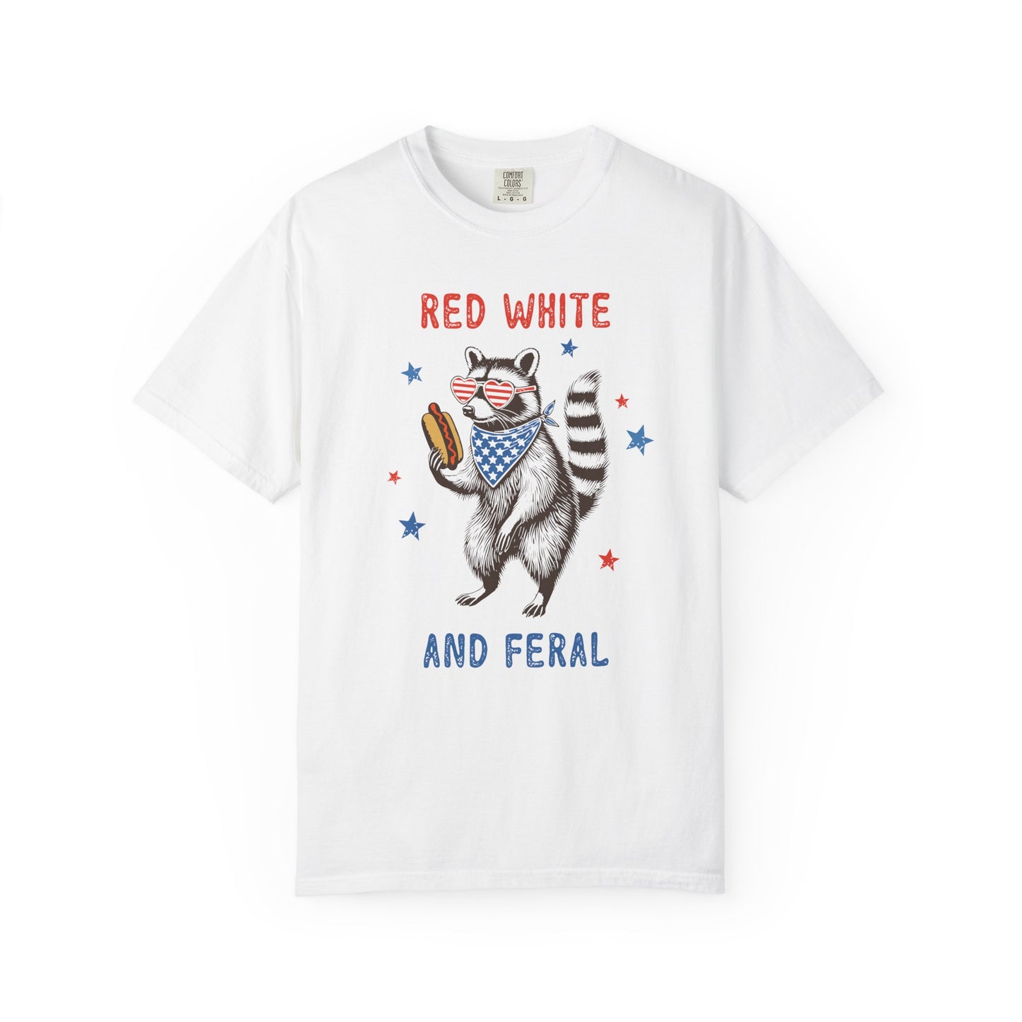 Red White And Feral T-Shirt