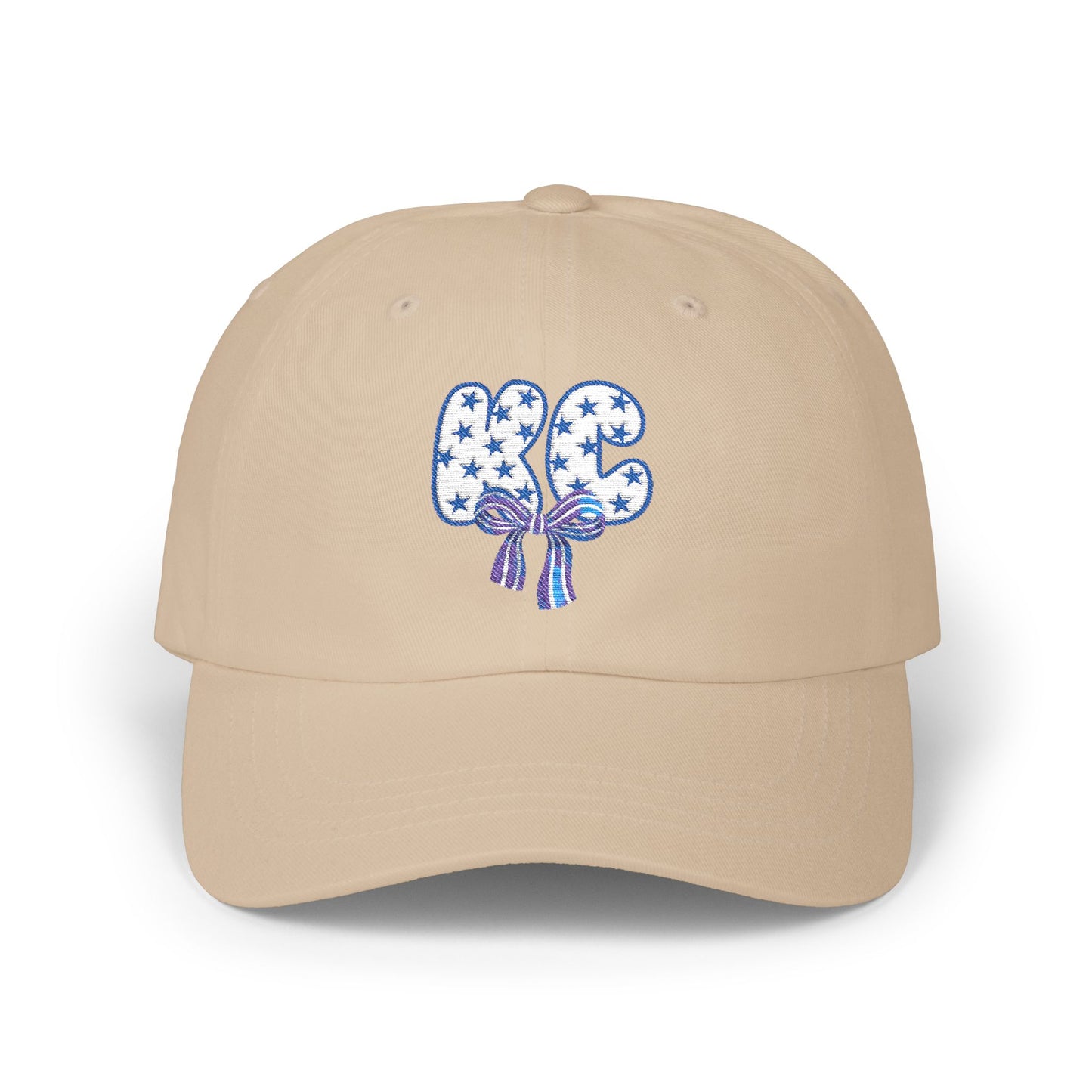 KC Star Doodle Letter Embroidered Dad Cap, Mother's Day Gift, Birthday Gift for Mom
