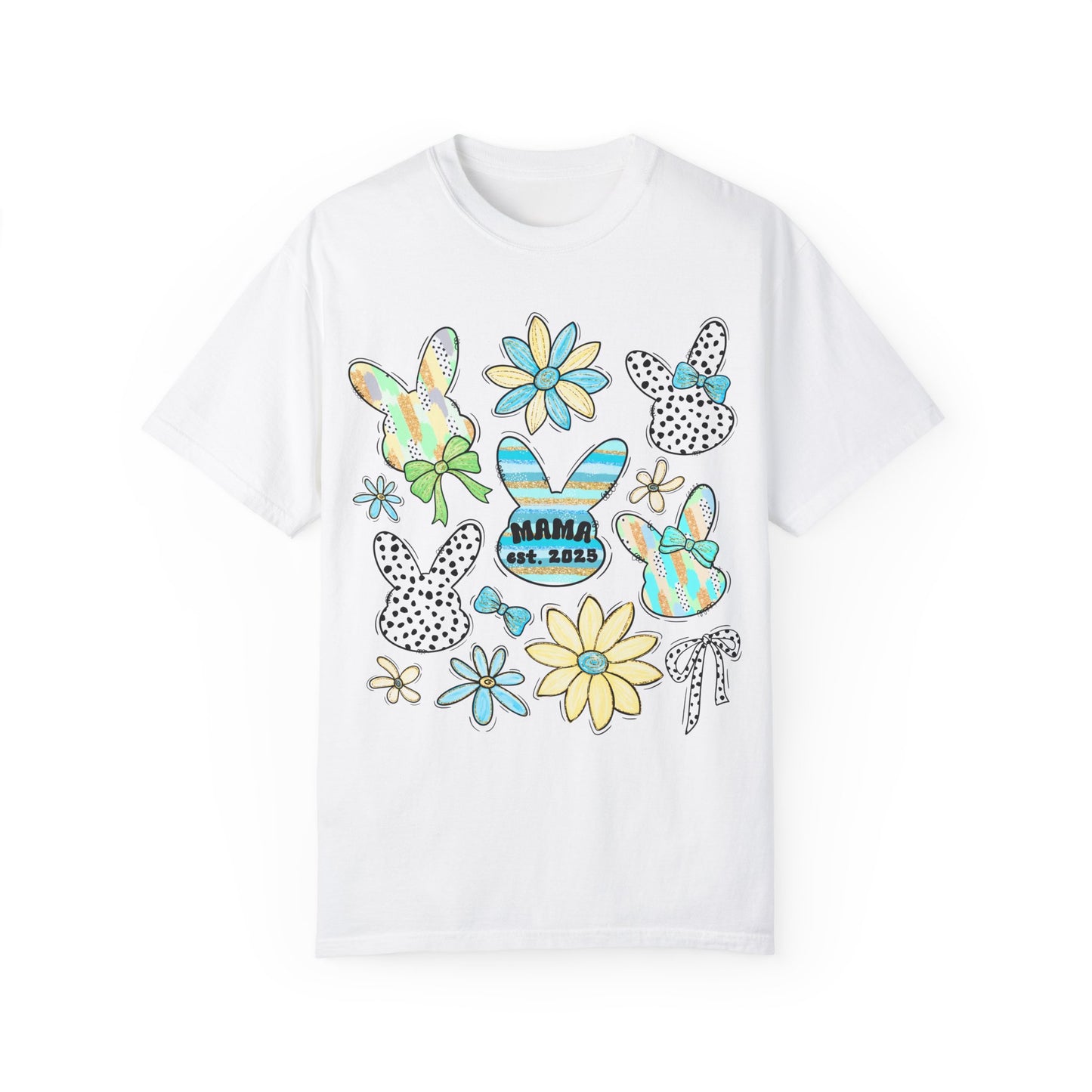 Mama Est 2025 Coquette Easter T-Shirt