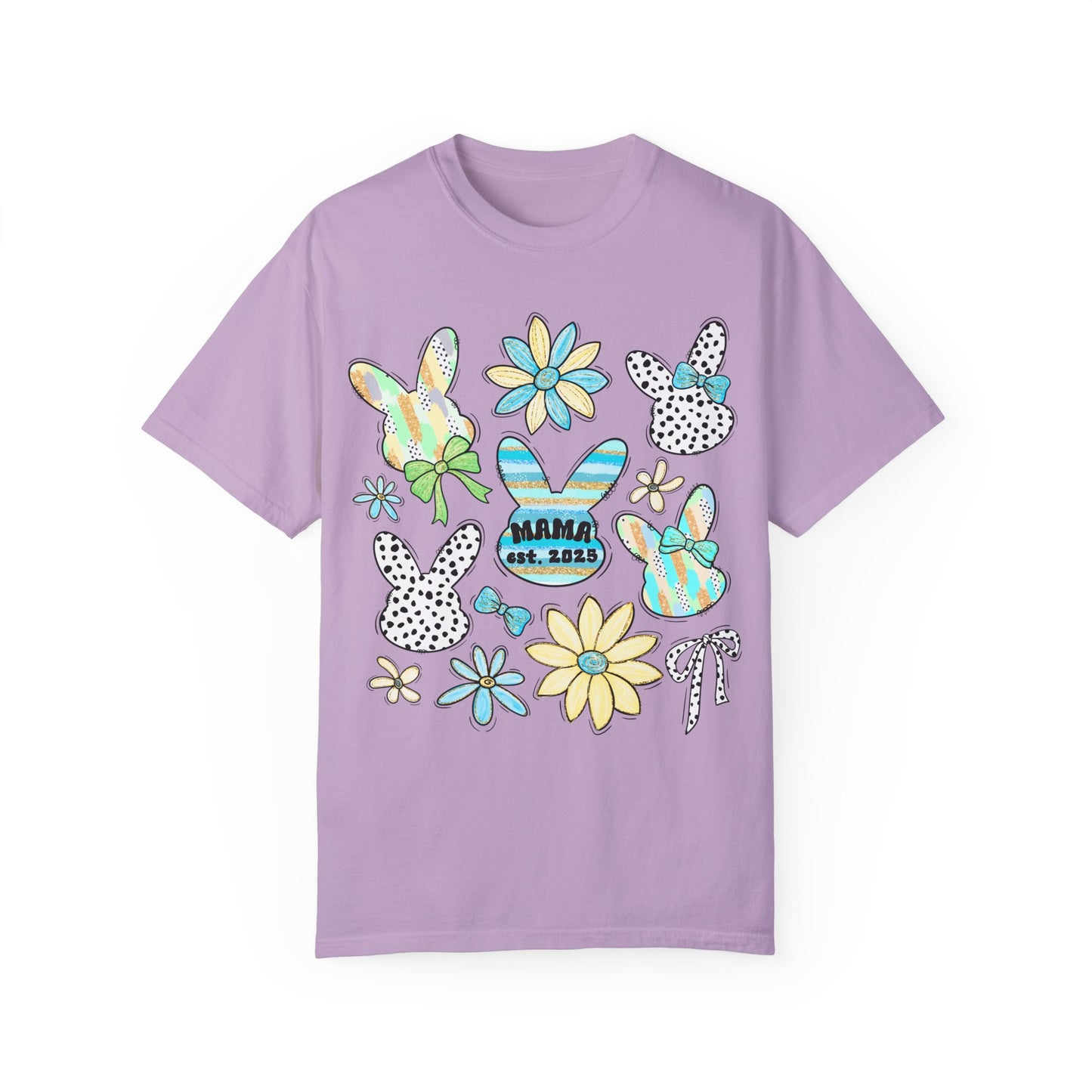 Mama Est 2025 Coquette Easter T-Shirt