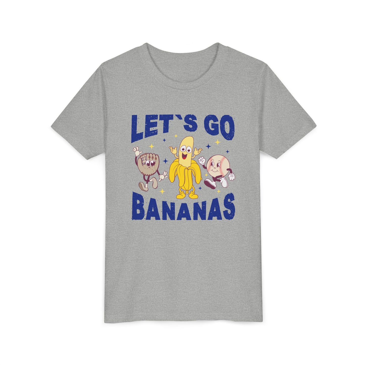 Kids Youth Let's Go Bananas Kansas City Baseball T-shirt