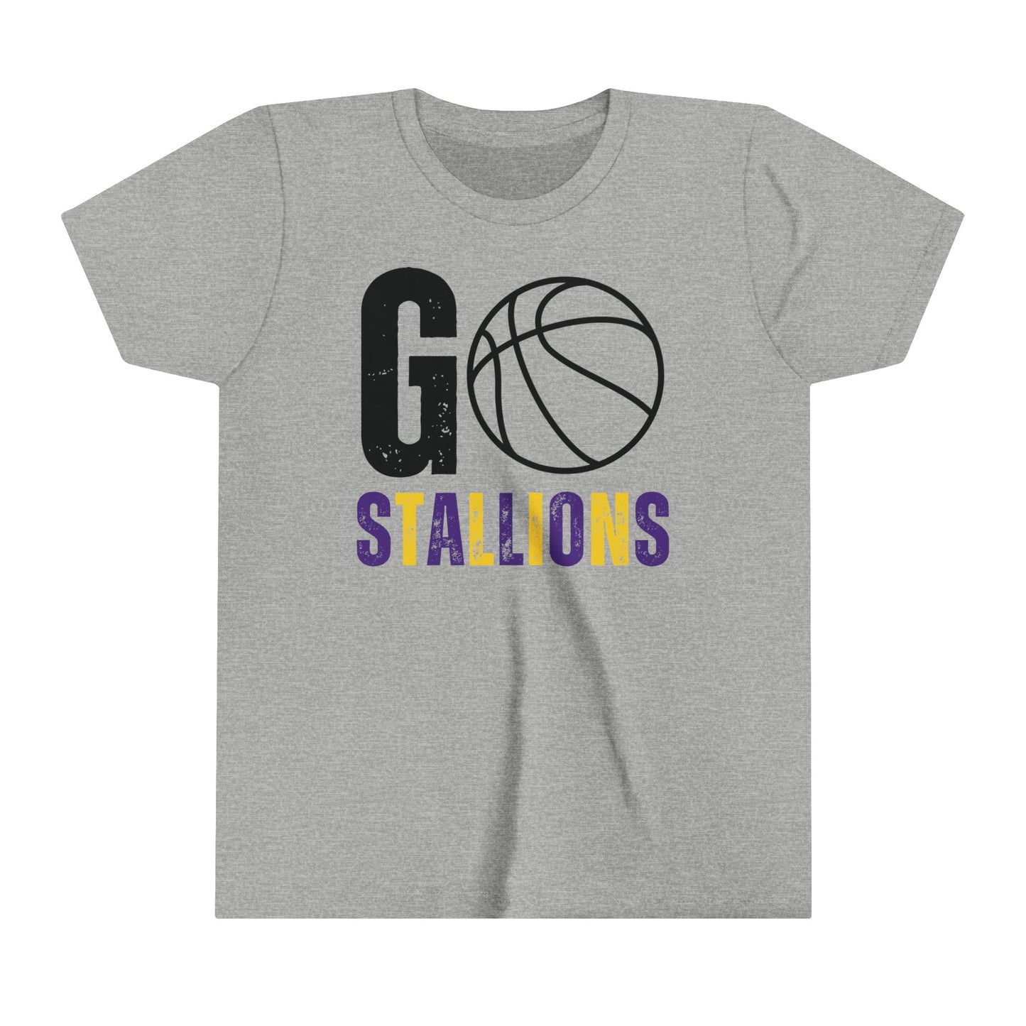 Basketball Go Stallions Youth Shirt