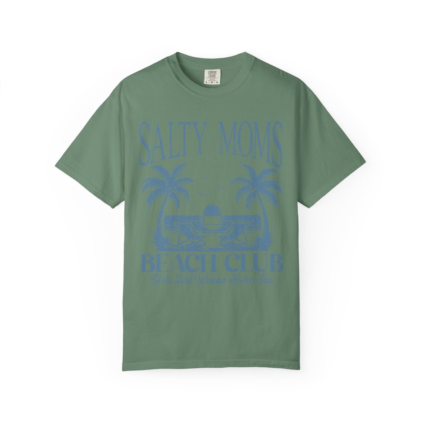 Salty Moms Beach Club T-shirt, Comfort Colors Shirt