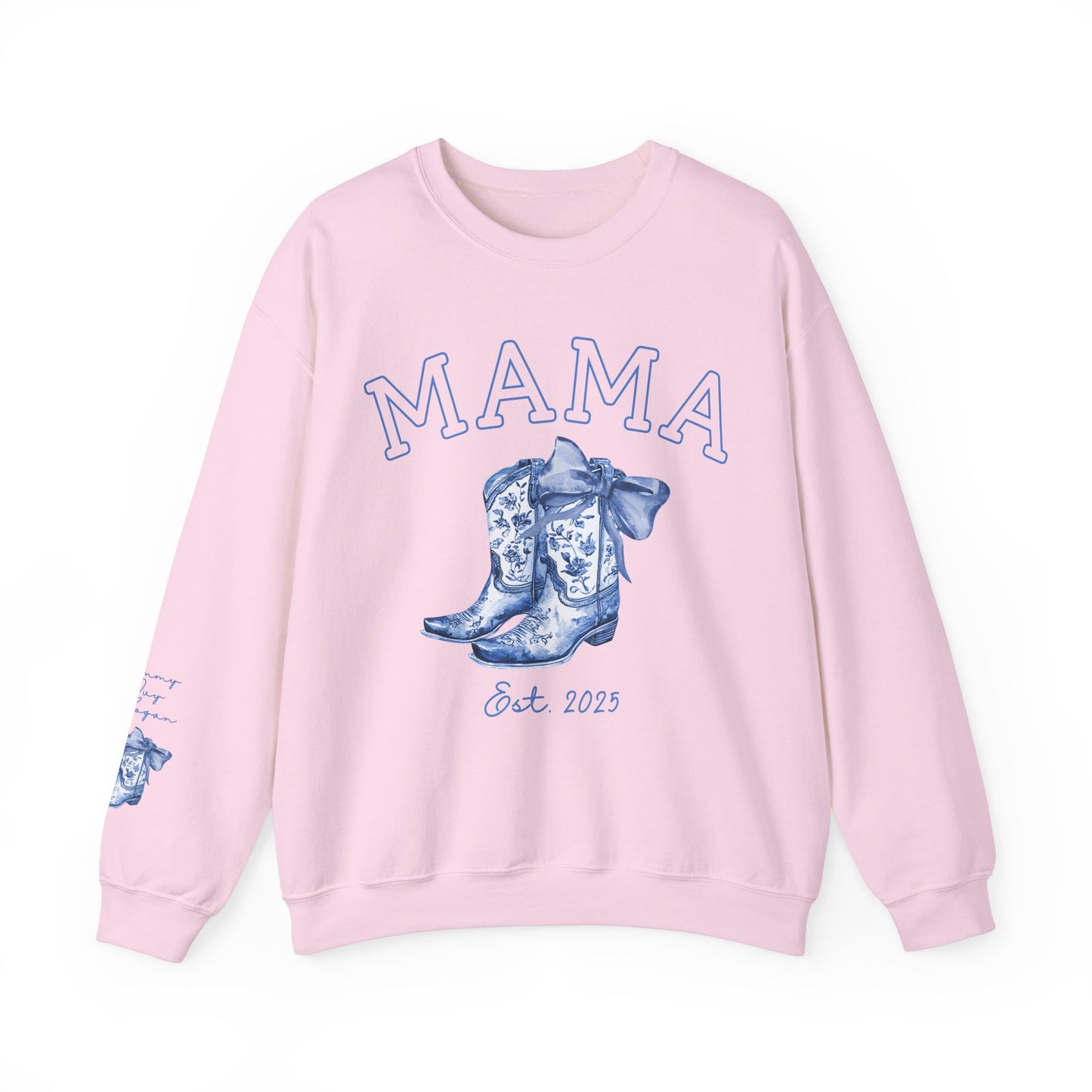 Personalized Western Toile Coquette Mama Sweatshirt