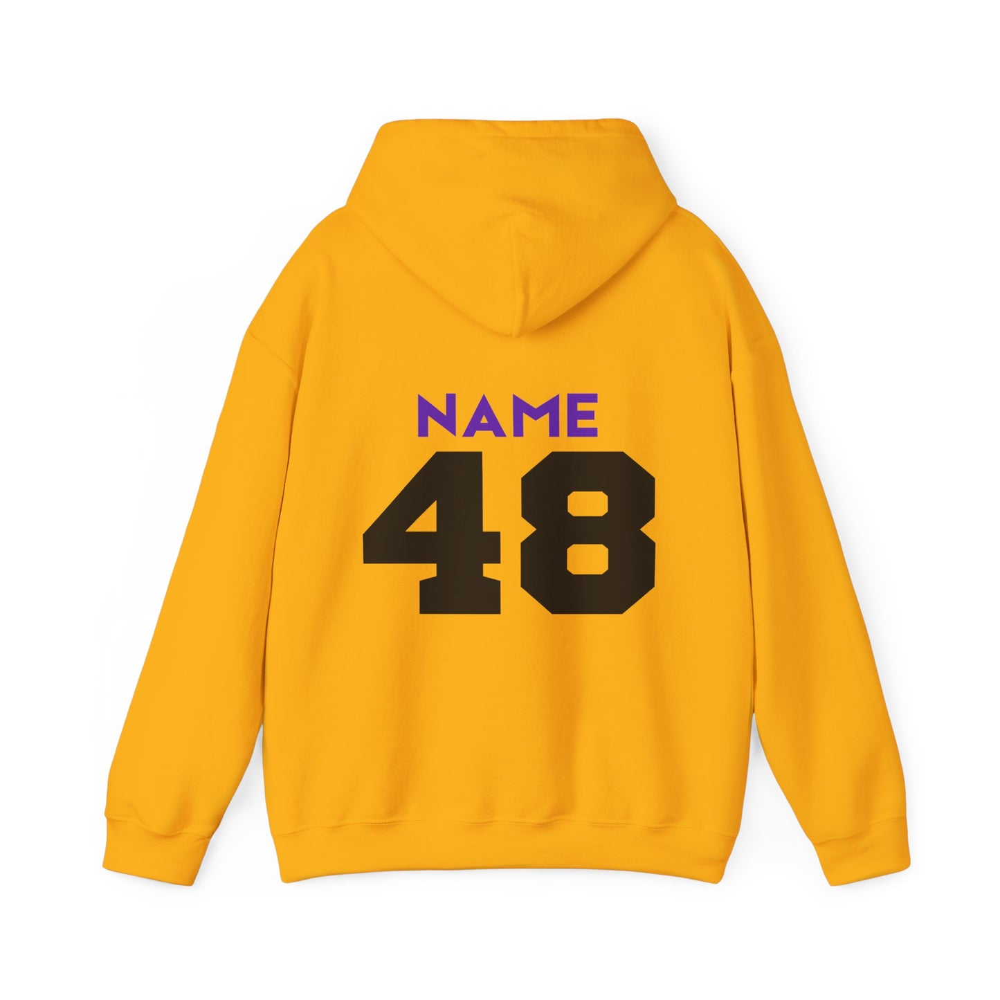 Adult Unisex Broncos Hoodie with Custom Name and Number