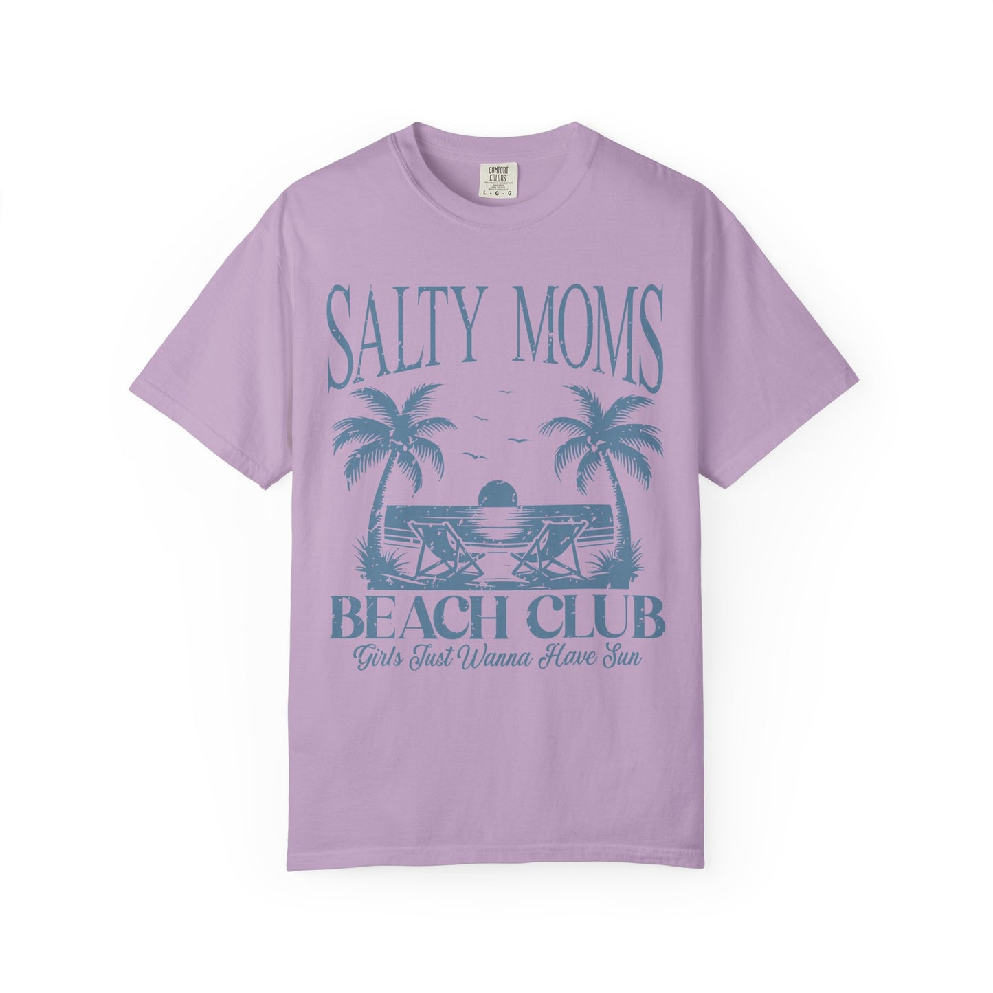 Salty Moms Beach Club T-shirt, Comfort Colors Shirt