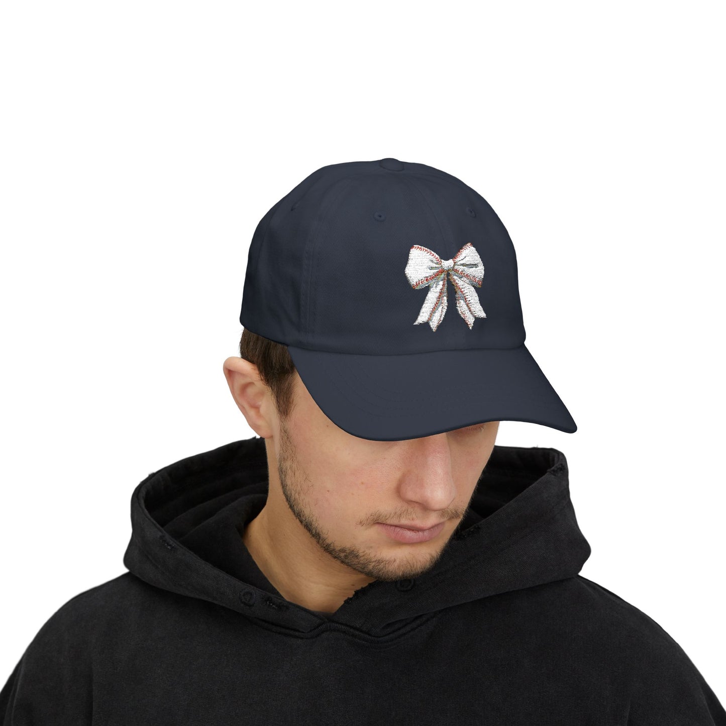 Baseball Bow Embroidered Kansas City Baseball Hat