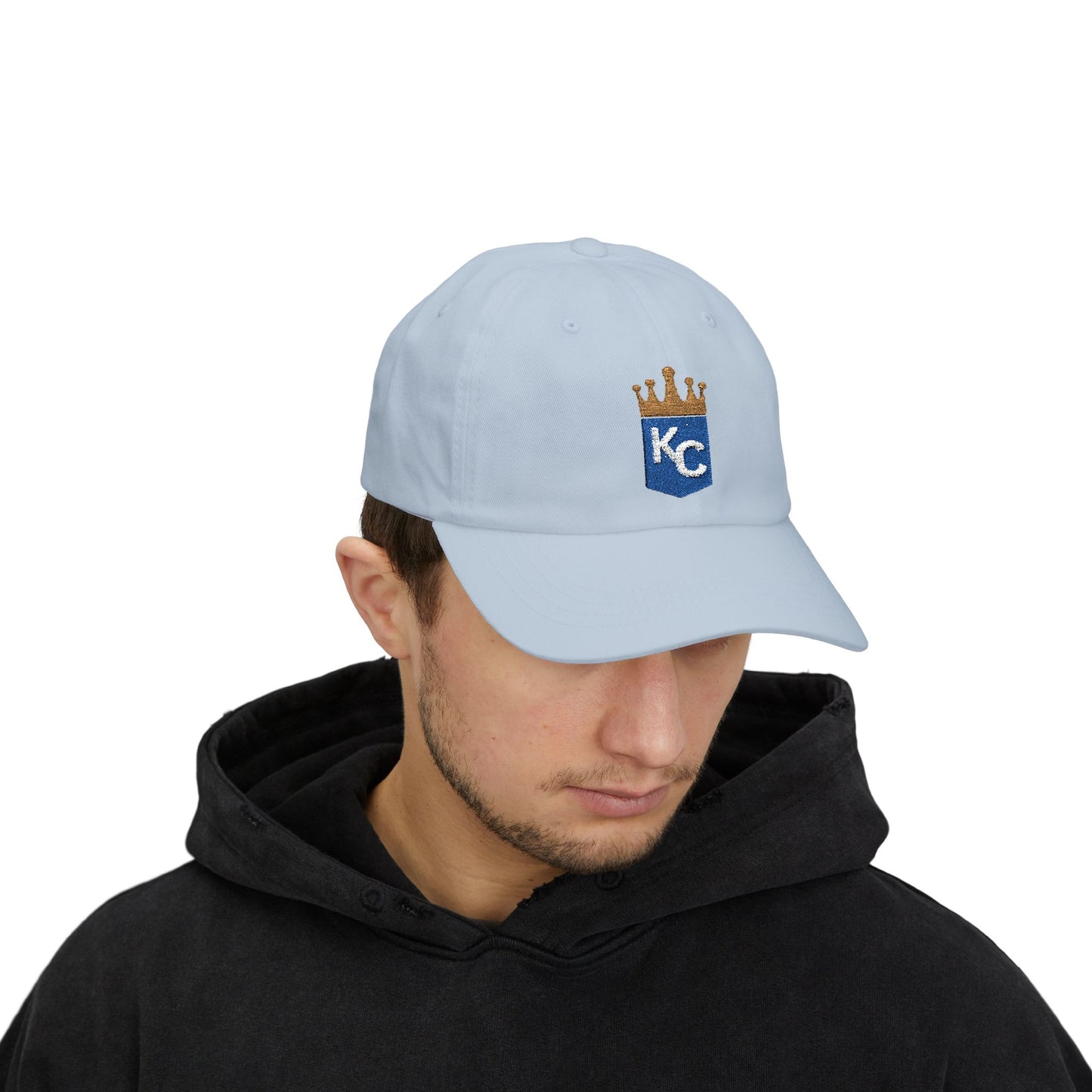 Embroidered Kansas City Crown Baseball Hat