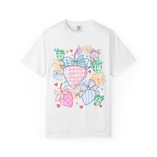 Strawberry Vintage Retro T-shirt, Comfort Colors Shirt