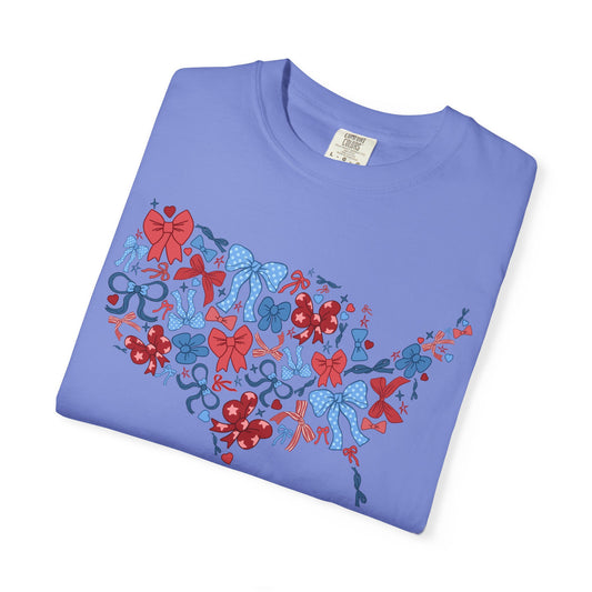 United States of America Bow Graphic Shirt