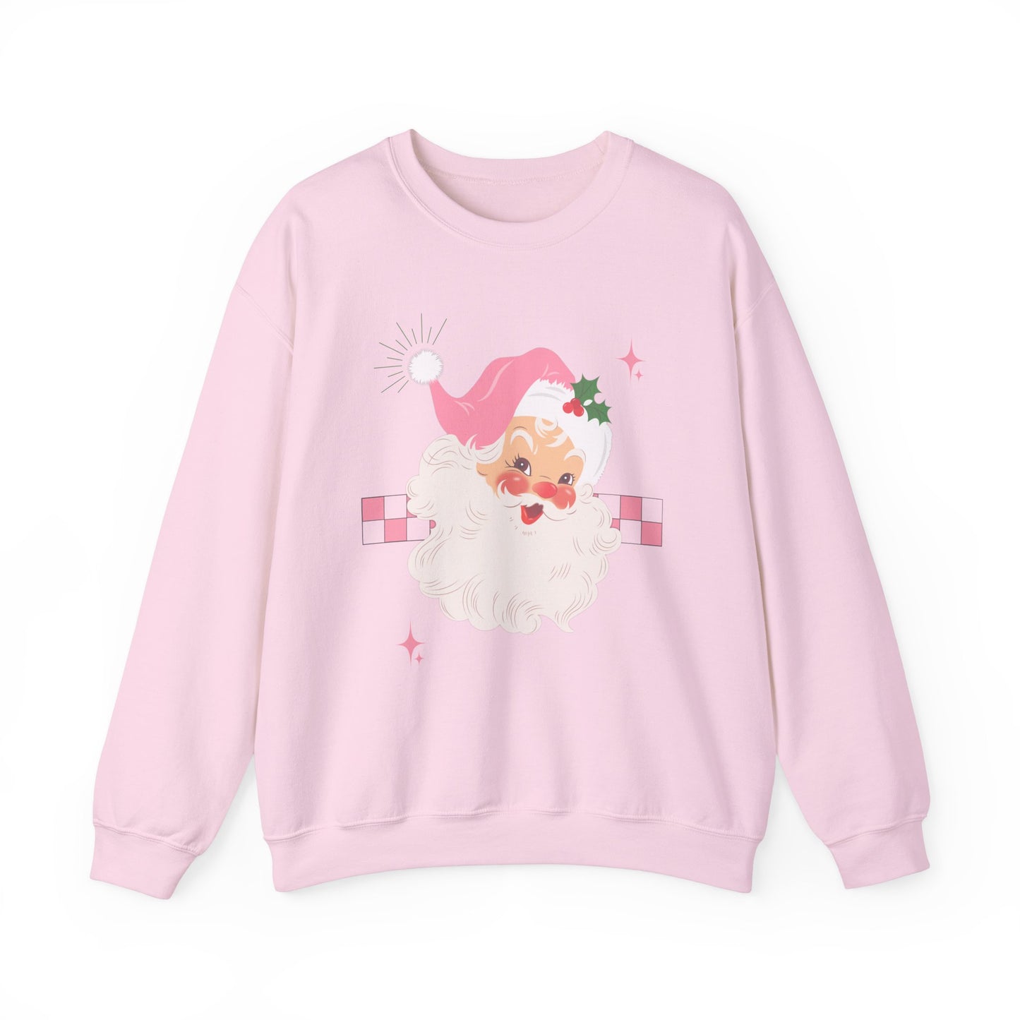 Checkerboard Laughing Santa Sweatshirt