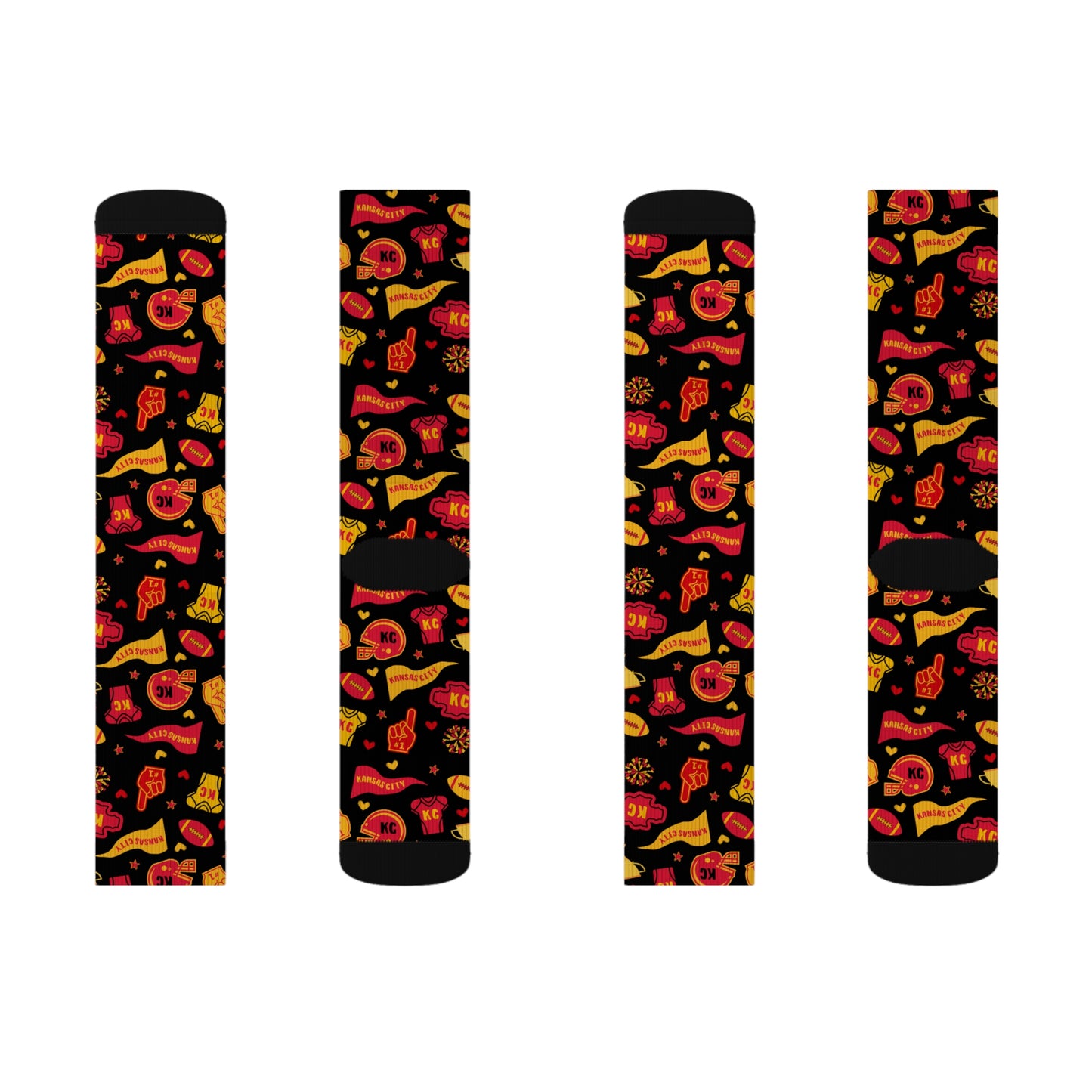 KC Football Sublimation Socks