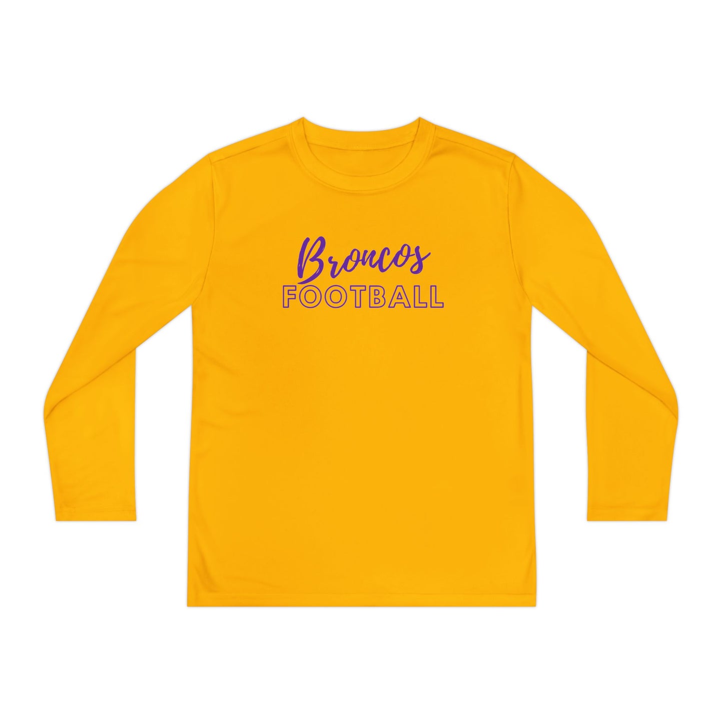 Broncos Football Youth Long Sleeve Tee