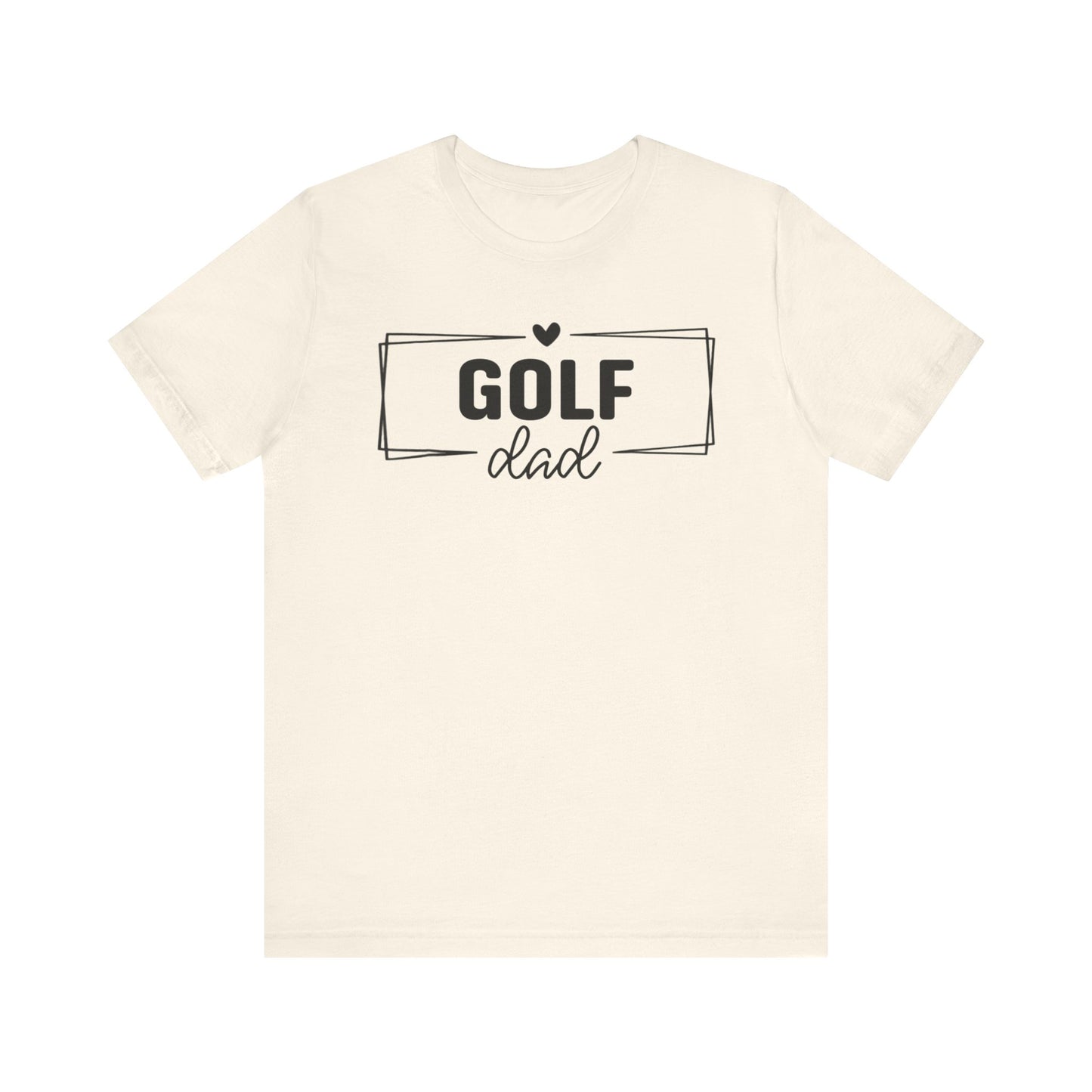 Golf Dad Heart T-shirt
