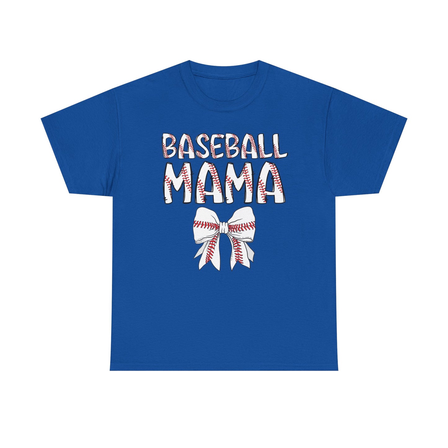 Baseball Mom Coquette Bow T-Shirt
