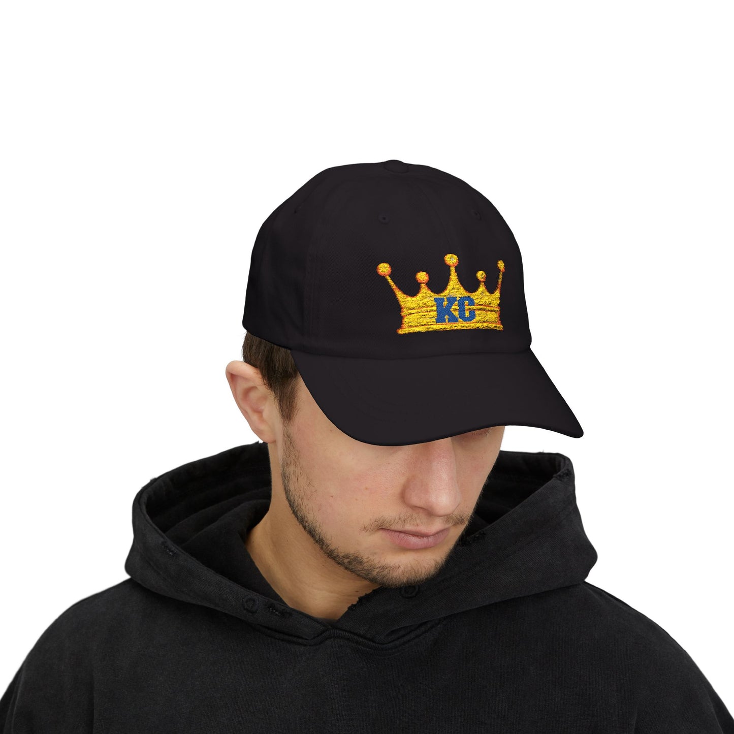 Kansas City Baseball Crown Letter Embroidered Dad Cap, Mother's Day Gift, Birthday Gift for Mom