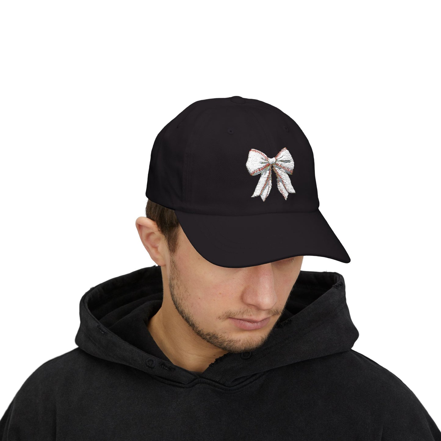 Baseball Bow Embroidered Kansas City Baseball Hat