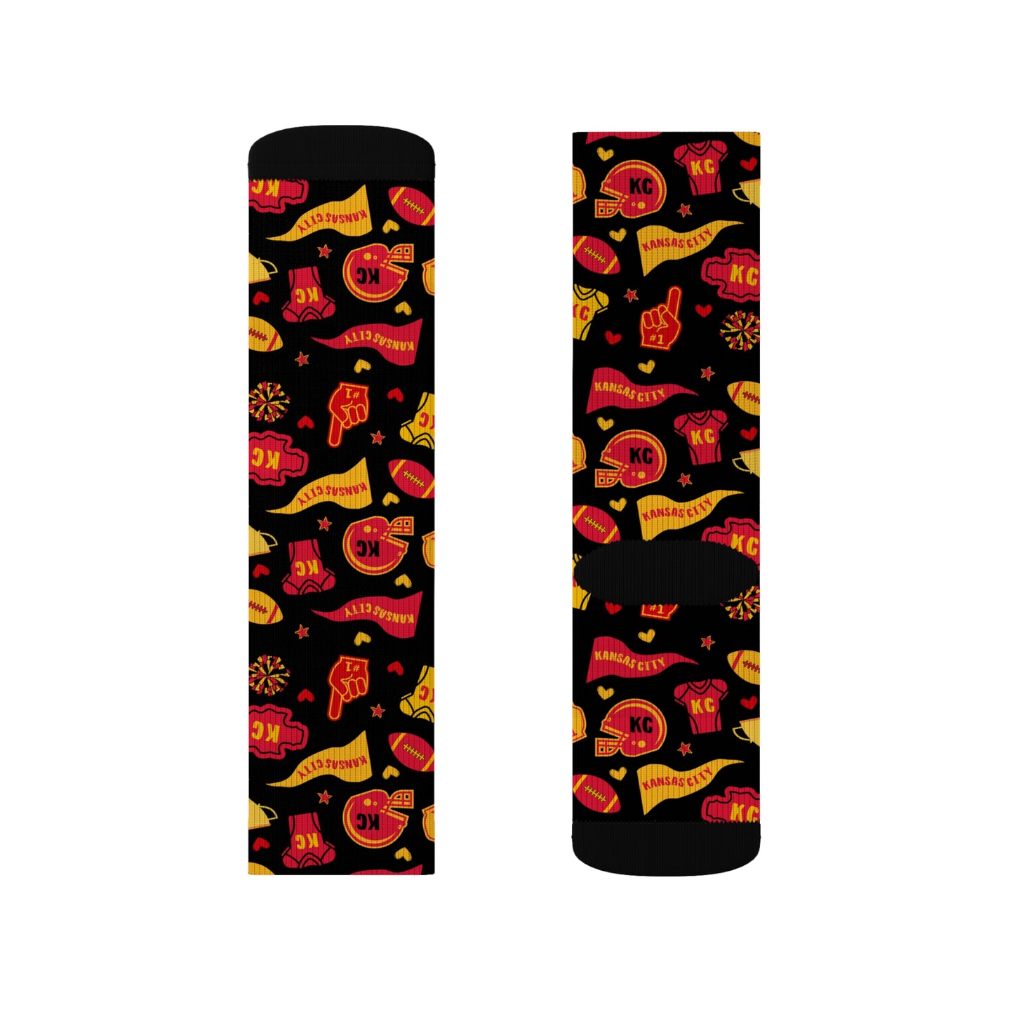 KC Football Sublimation Socks