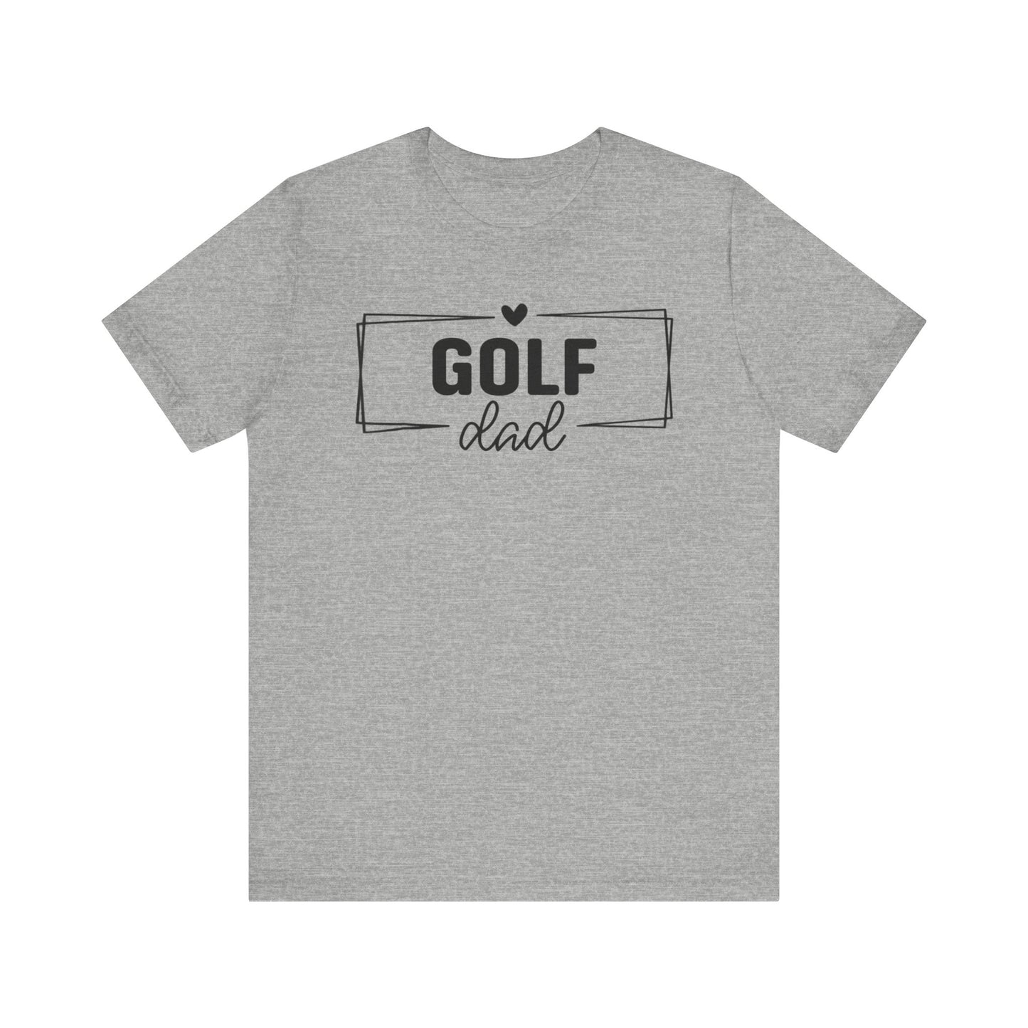 Golf Dad Heart T-shirt