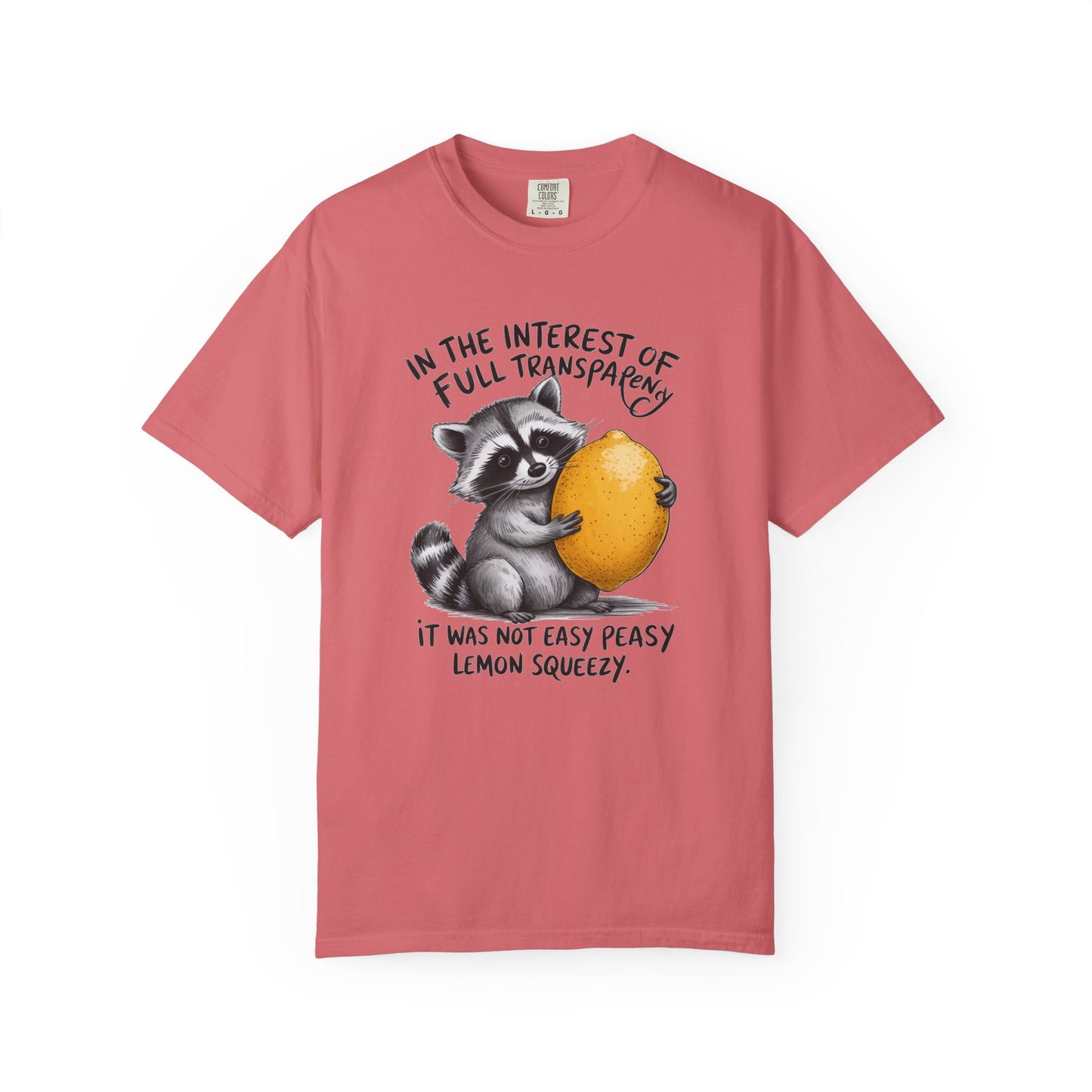 In the interest of full transparency T-shirt, Comfort Colors Shirt
