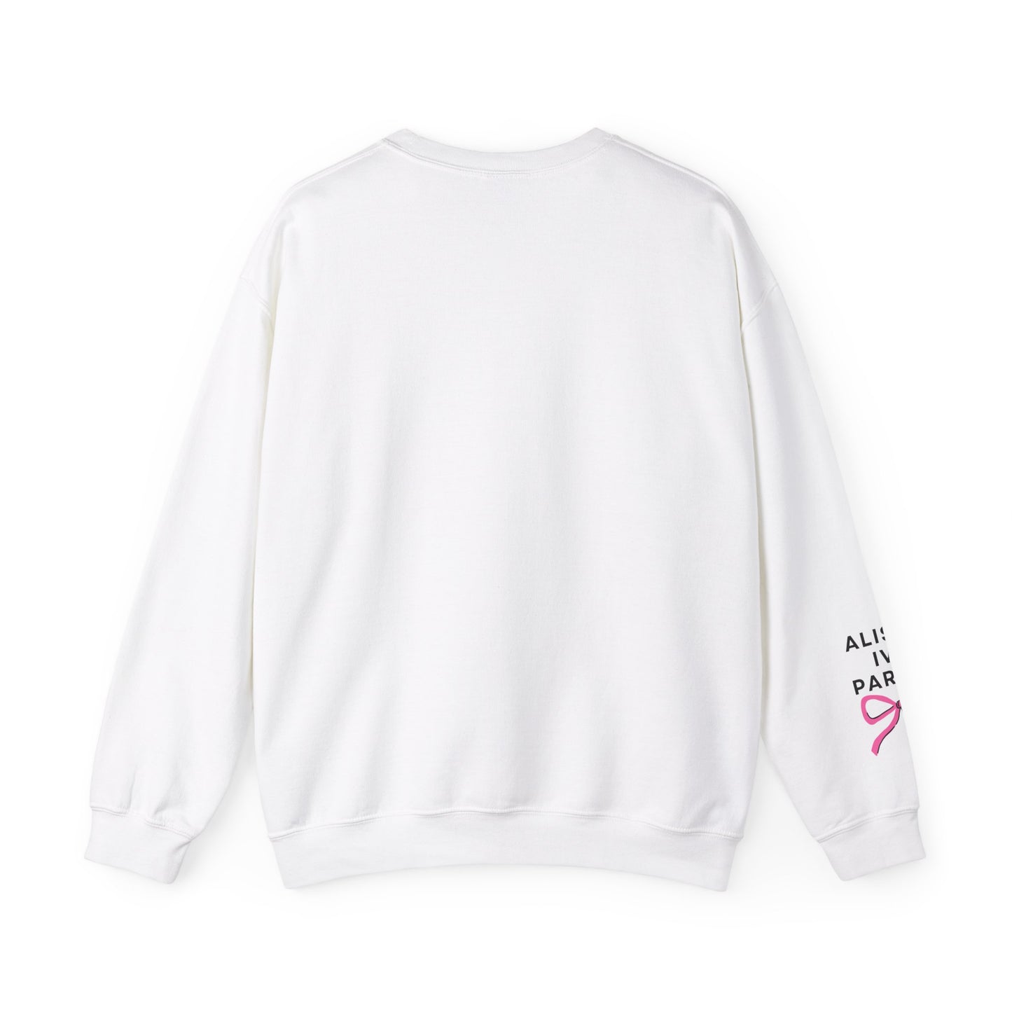 Personalized Bow Checkered Mama Sweatshirt
