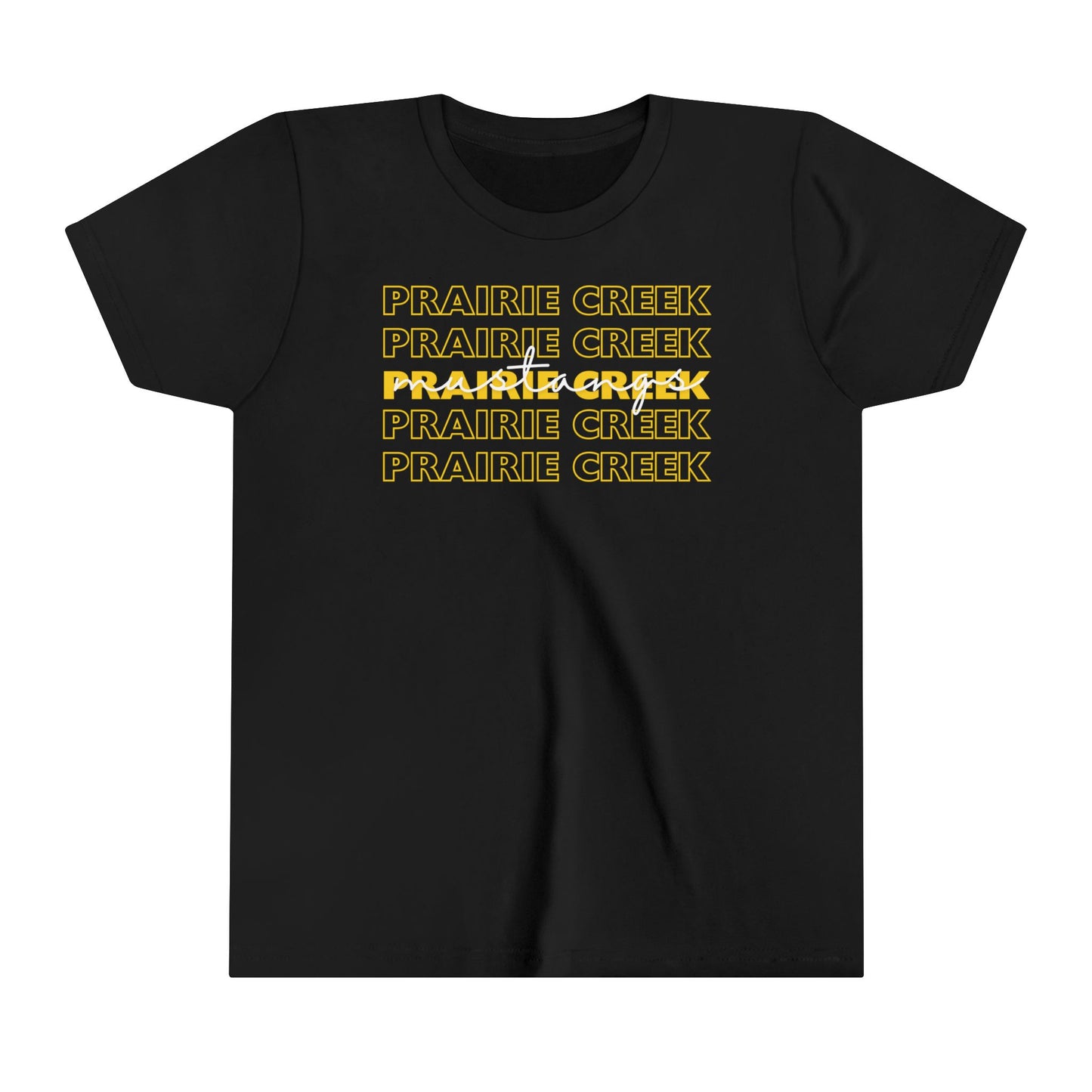 Yellow Prairie Creek Mustangs Youth Shirt