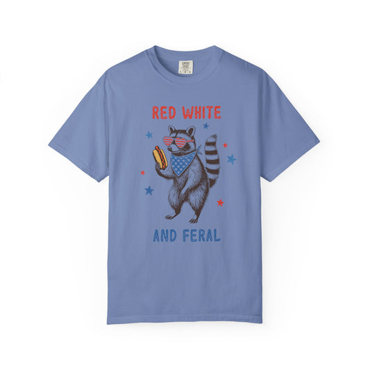 Red White And Feral T-Shirt