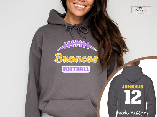 Broncos Football Hoodie