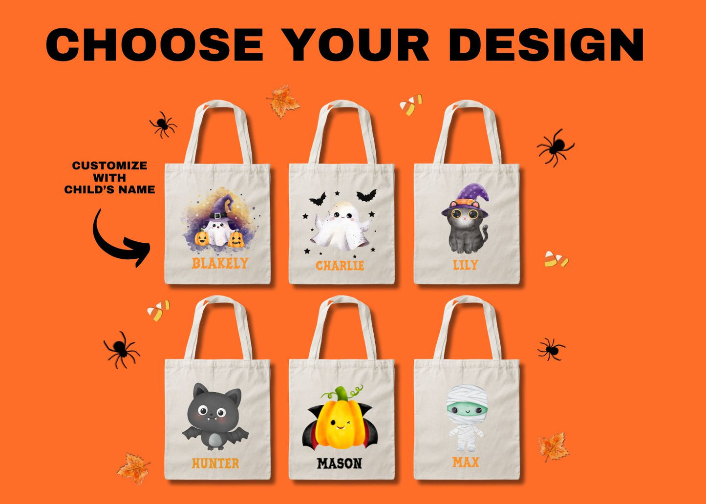 Trick or Treat Bags Personalized