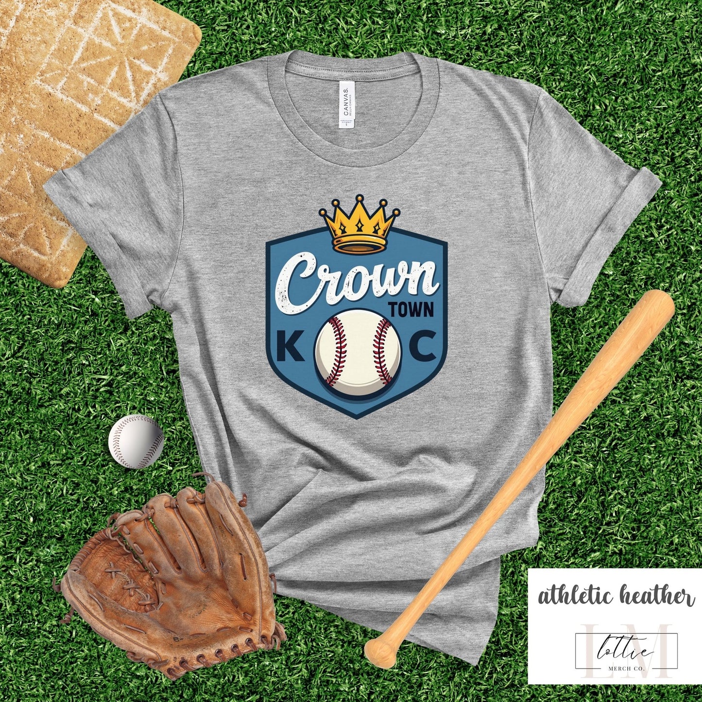Kansas City KC Crown Town Baseball T-Shirt