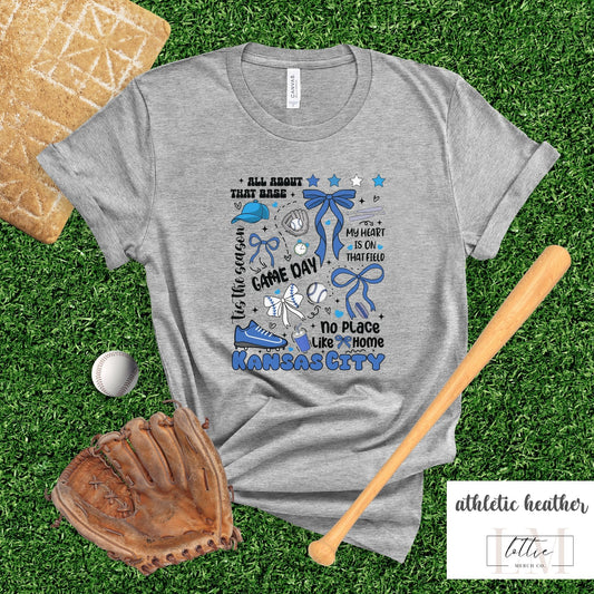No Place Like Home Kansas City Baseball T-Shirt