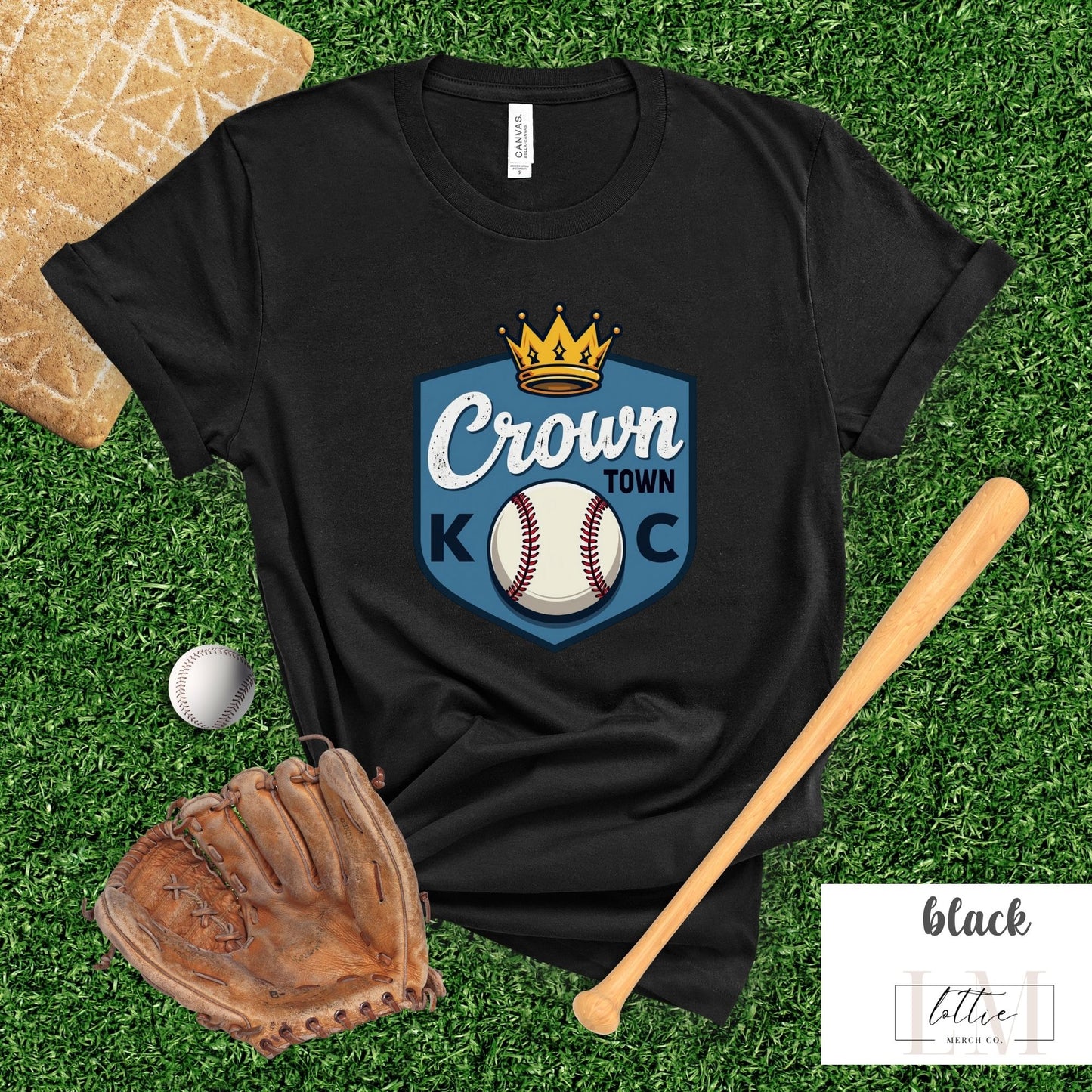 Kansas City KC Crown Town Baseball T-Shirt