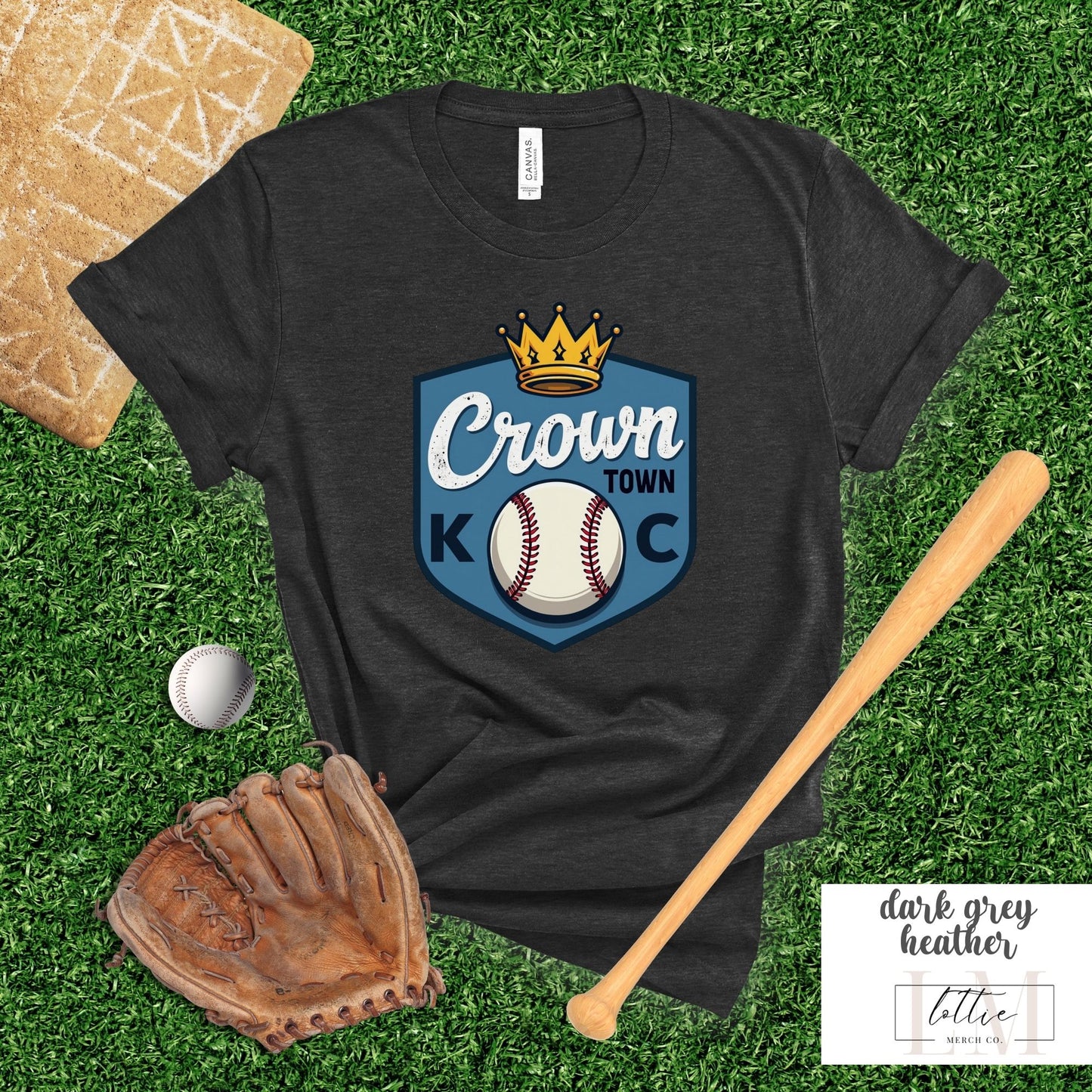 Kansas City KC Crown Town Baseball T-Shirt