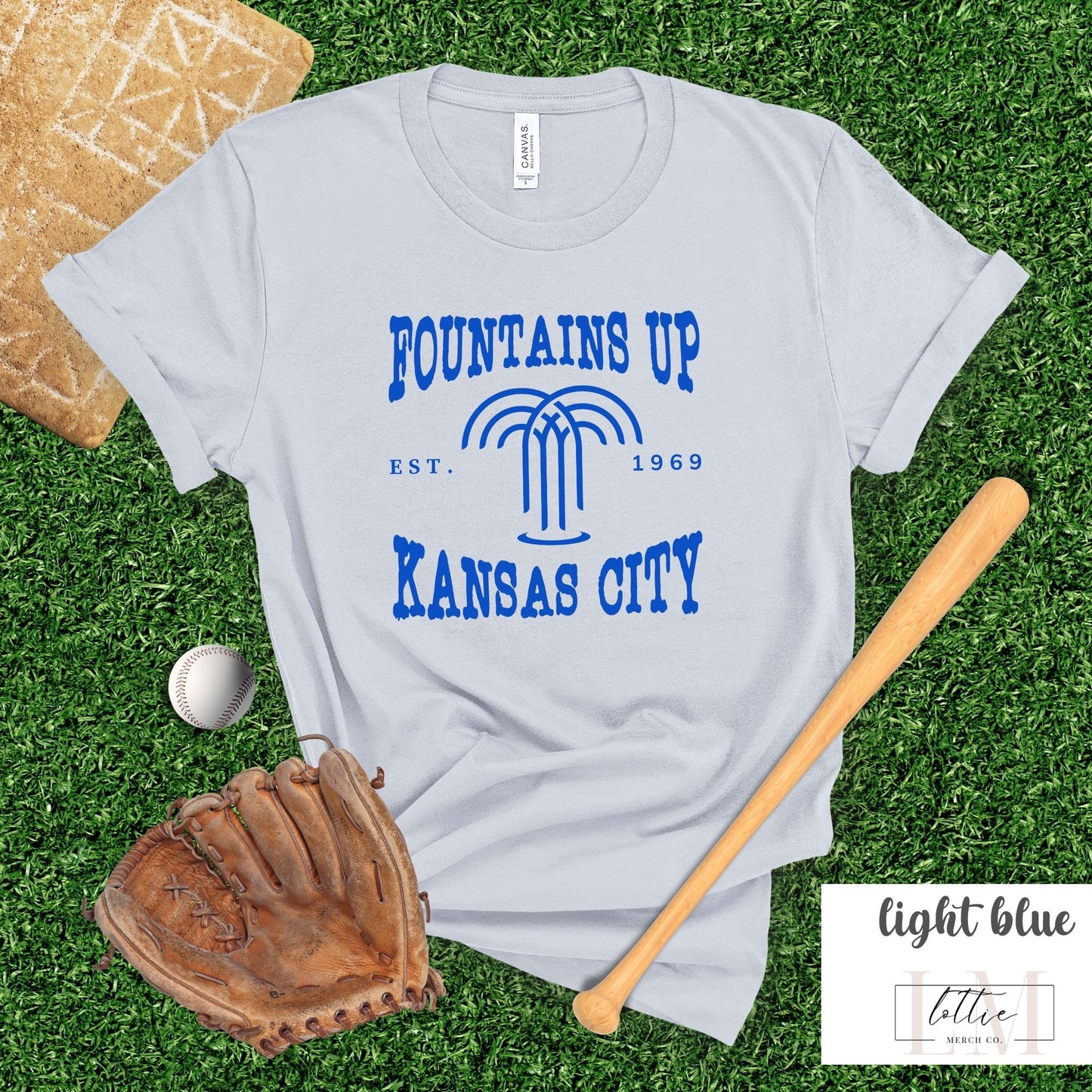 Fountains Up Kansas City Baseball Women's Shirt