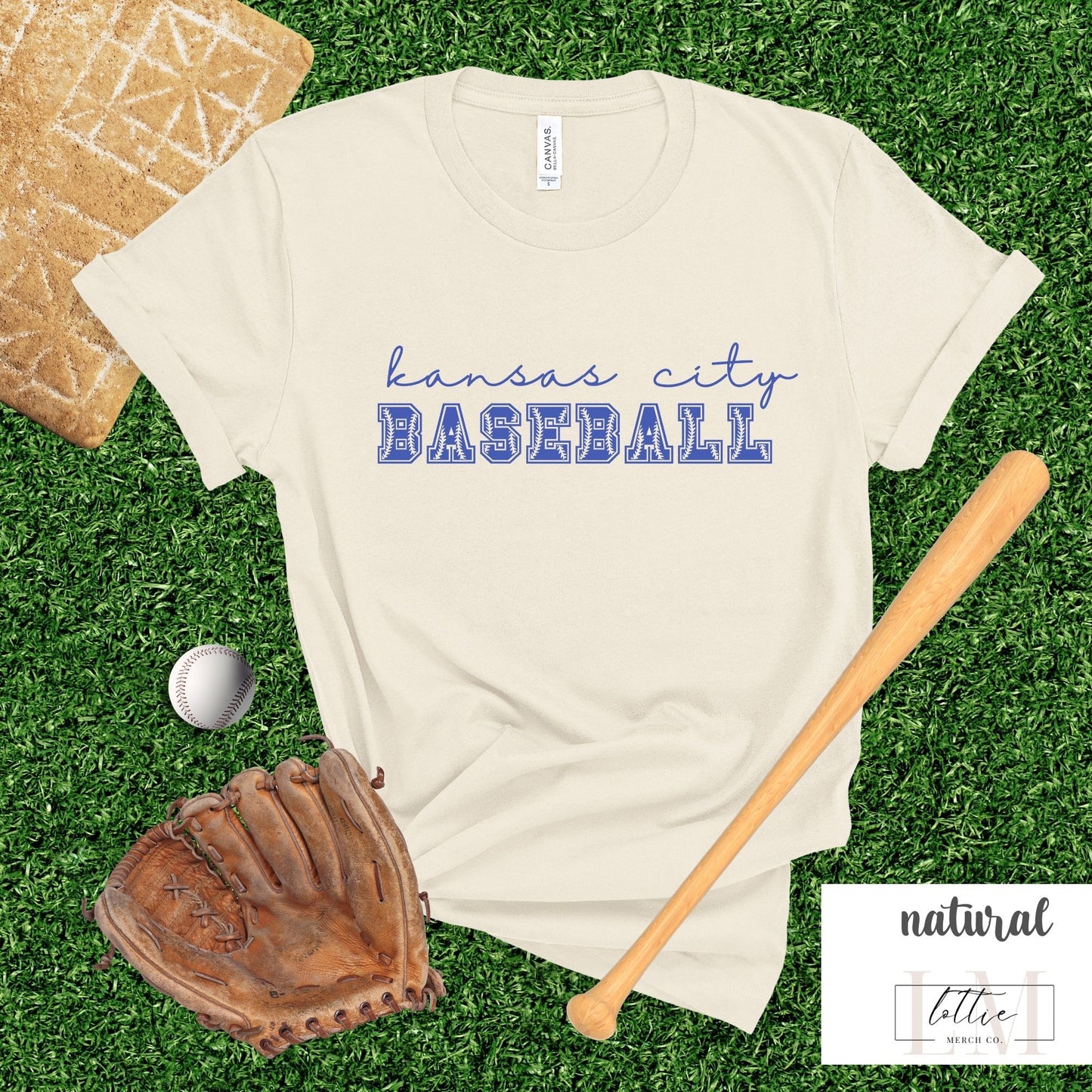 Kansas City Baseball Letters T-Shirt