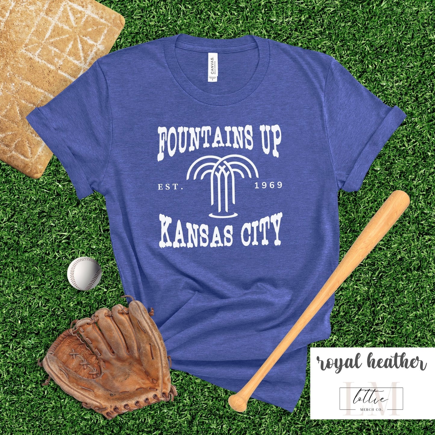 Fountains Up Kansas City Baseball Women's Shirt