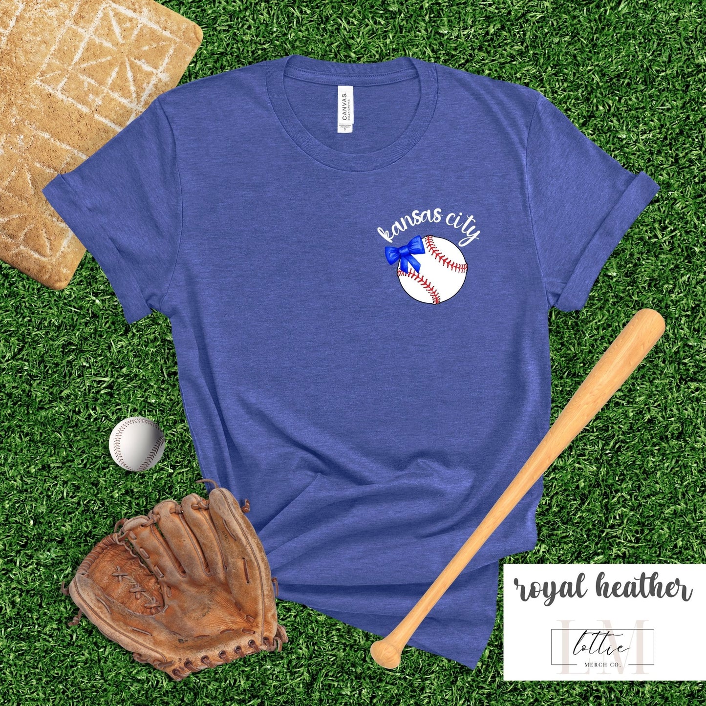 Kansas City Baseball Pocket Design T-Shirt