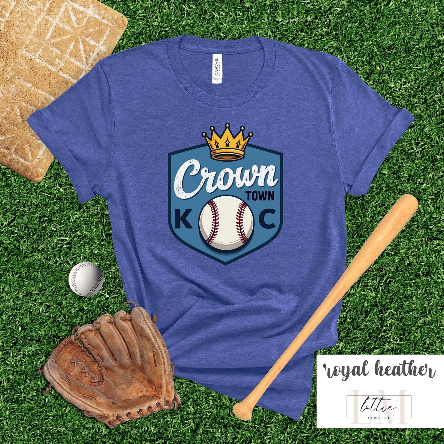 Kansas City KC Crown Town Baseball T-Shirt